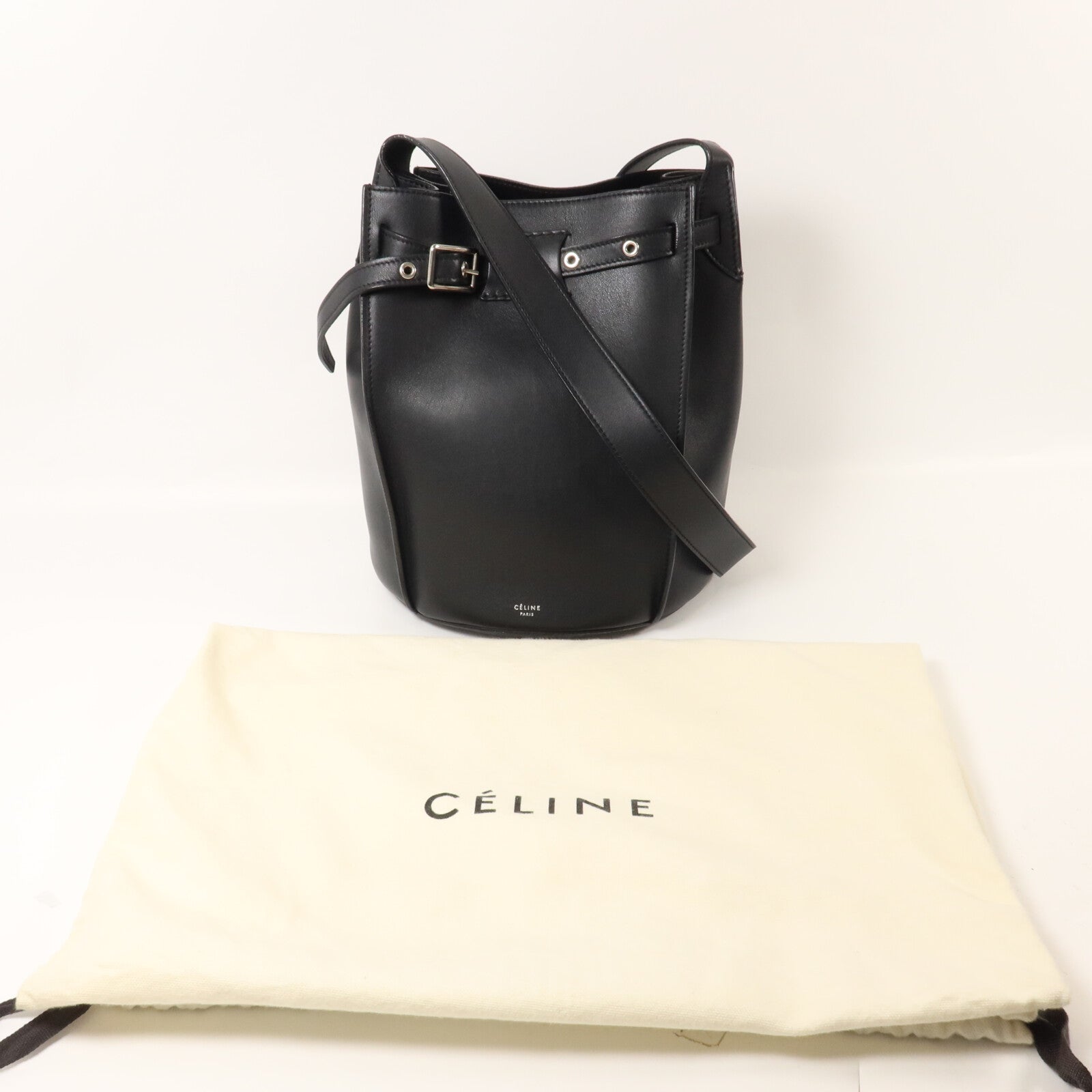 CELINE 牛皮皮革Big Bag Bucket肩背袋