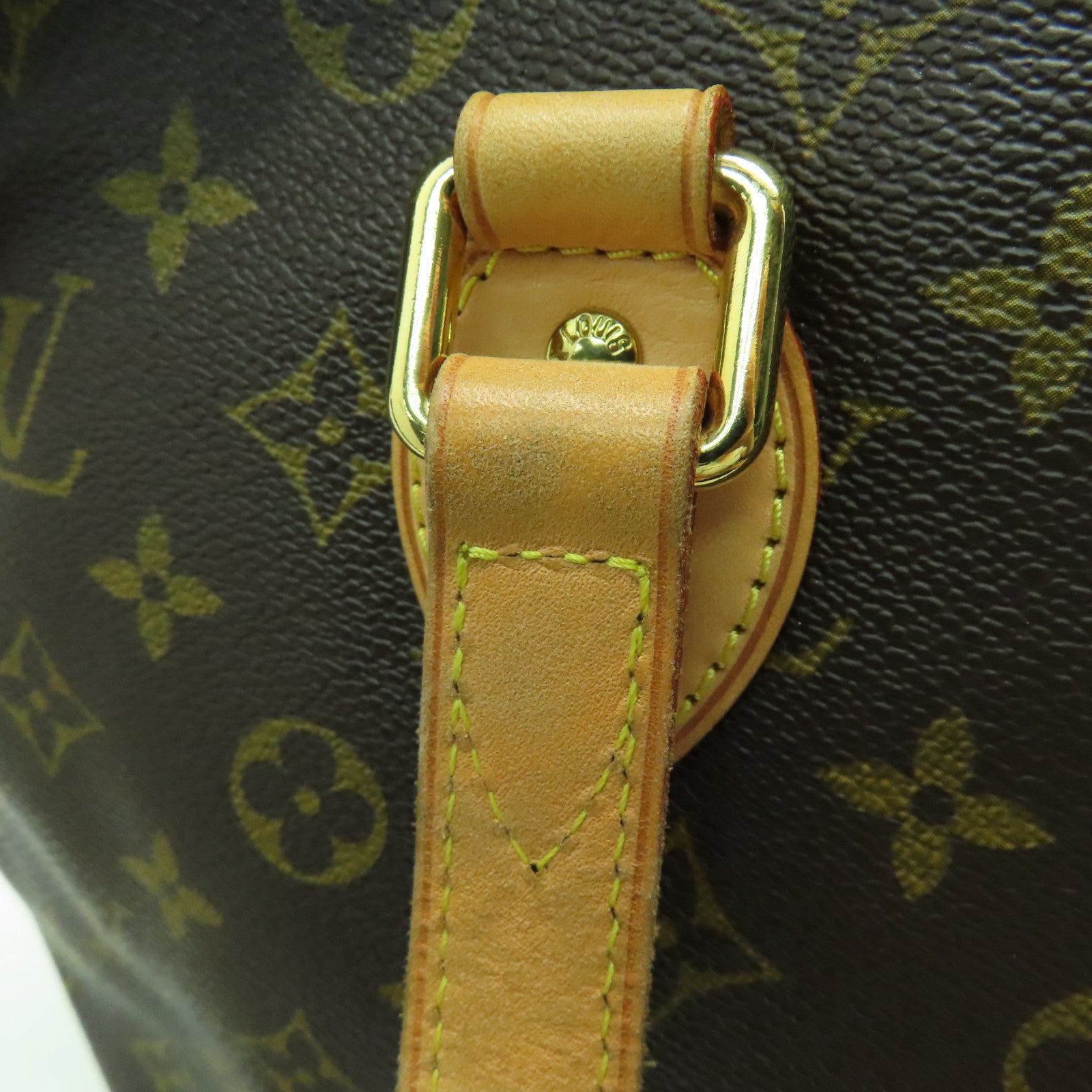 LOUIS VUITTON Monogram Palermo PM金扣手挽肩背兩用袋啡色