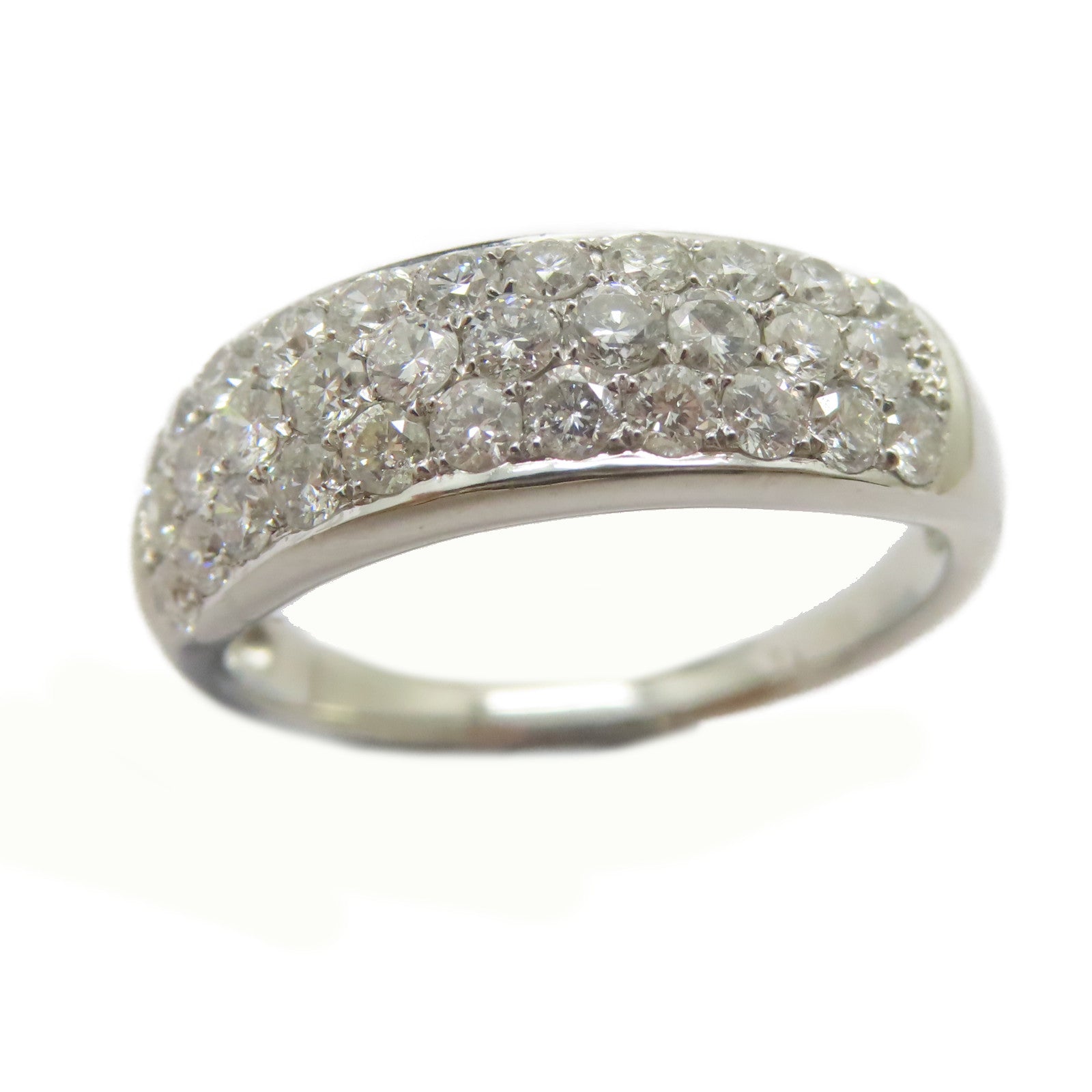 JEWELRY PT900鉑金Diamond Ring 1.00ct鑽石戒指US#7.25