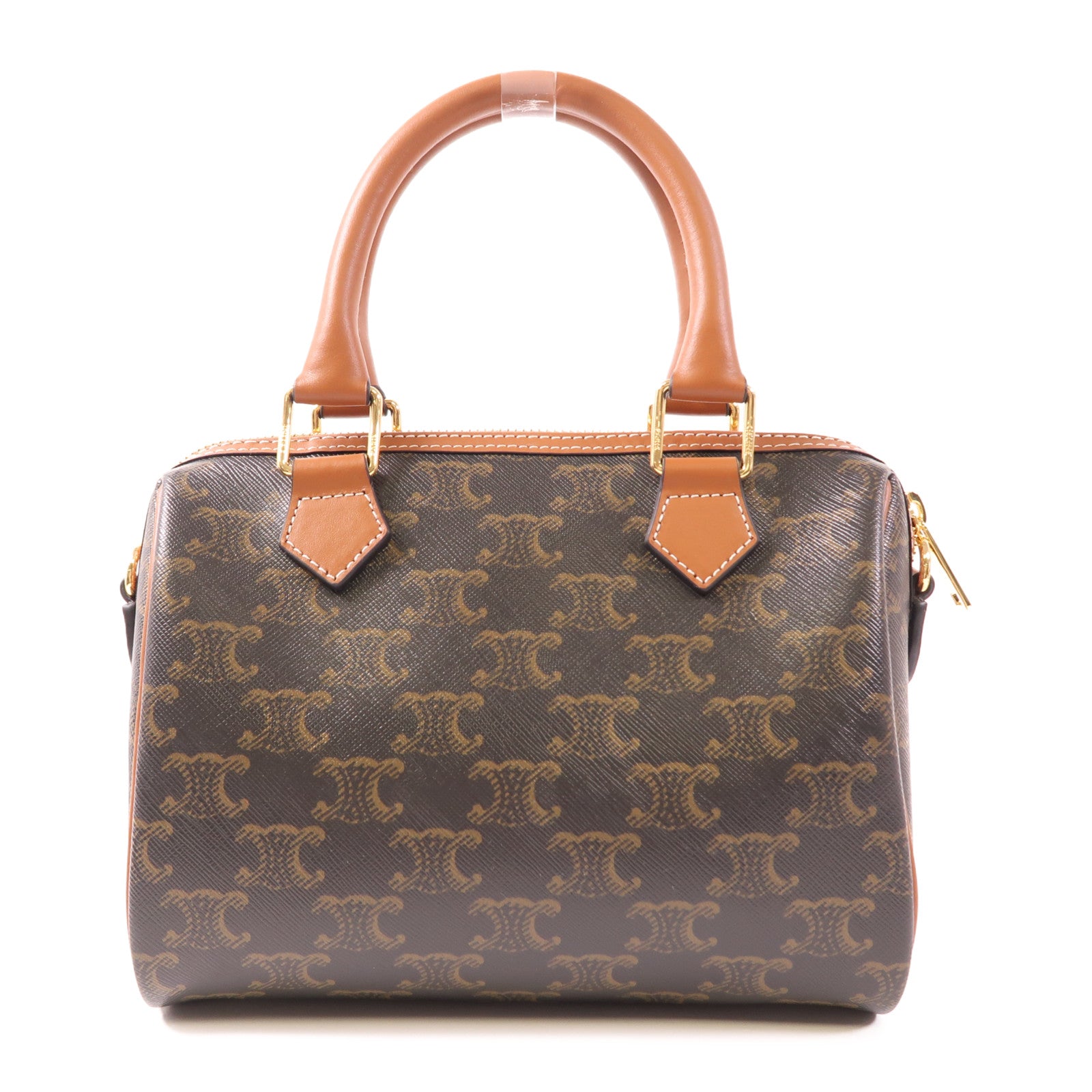 CELINE 塗層帆布2 Way Bag金扣手挽肩背兩用袋