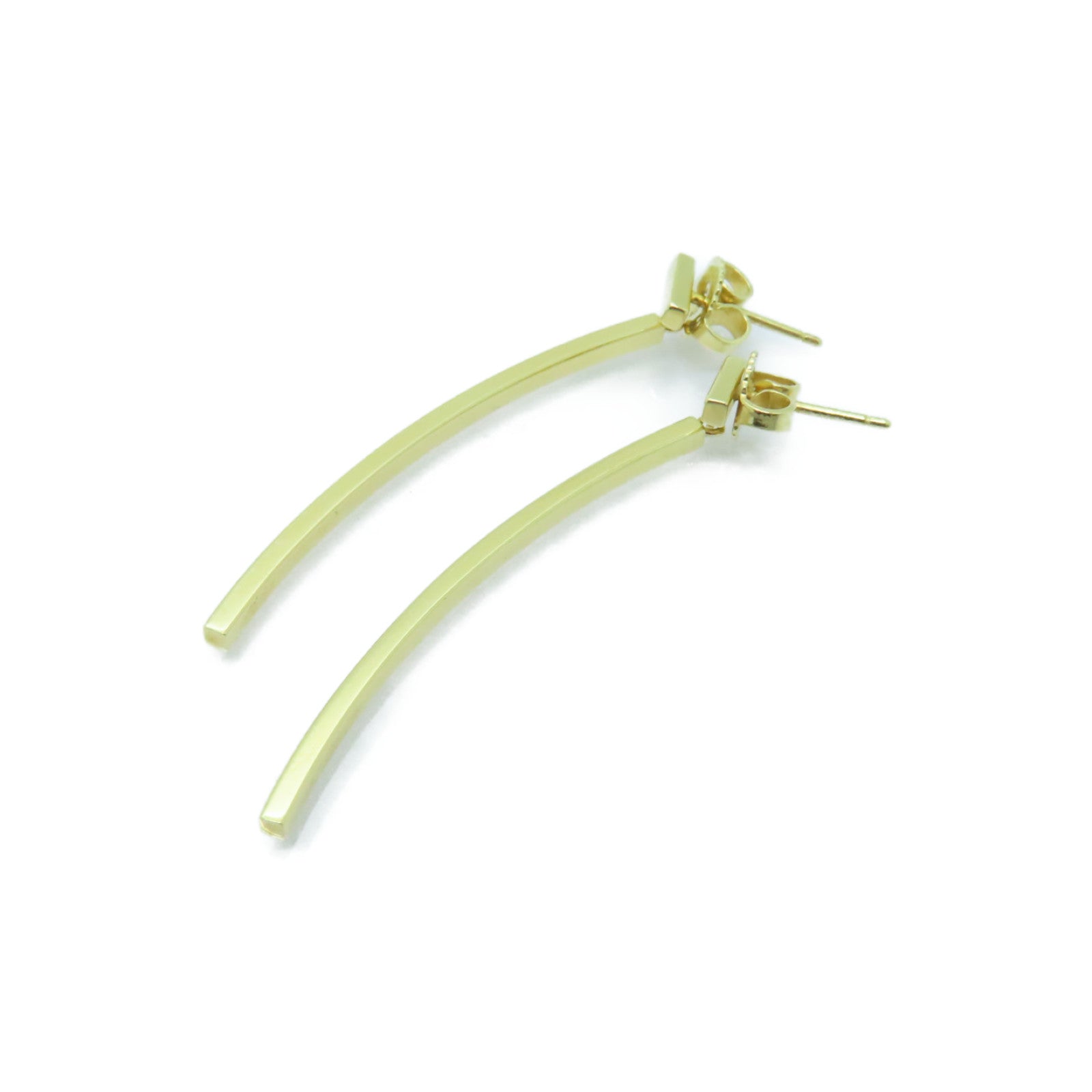 TIFFANY＆CO 【激減優惠】18K黃金T Wire Bar Earrings耳環金色