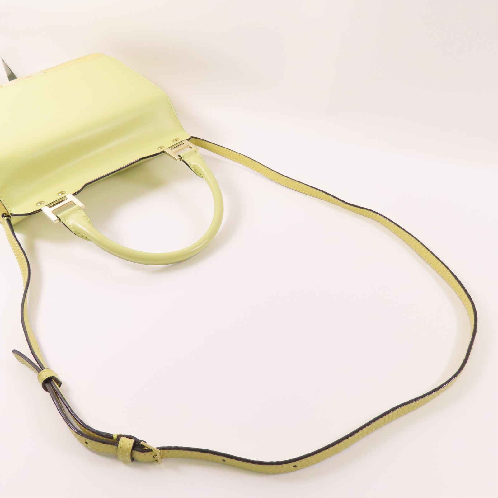 JIMMY CHOO 【激減優惠】牛皮皮革Shoulder Bag金扣手挽肩背兩用袋