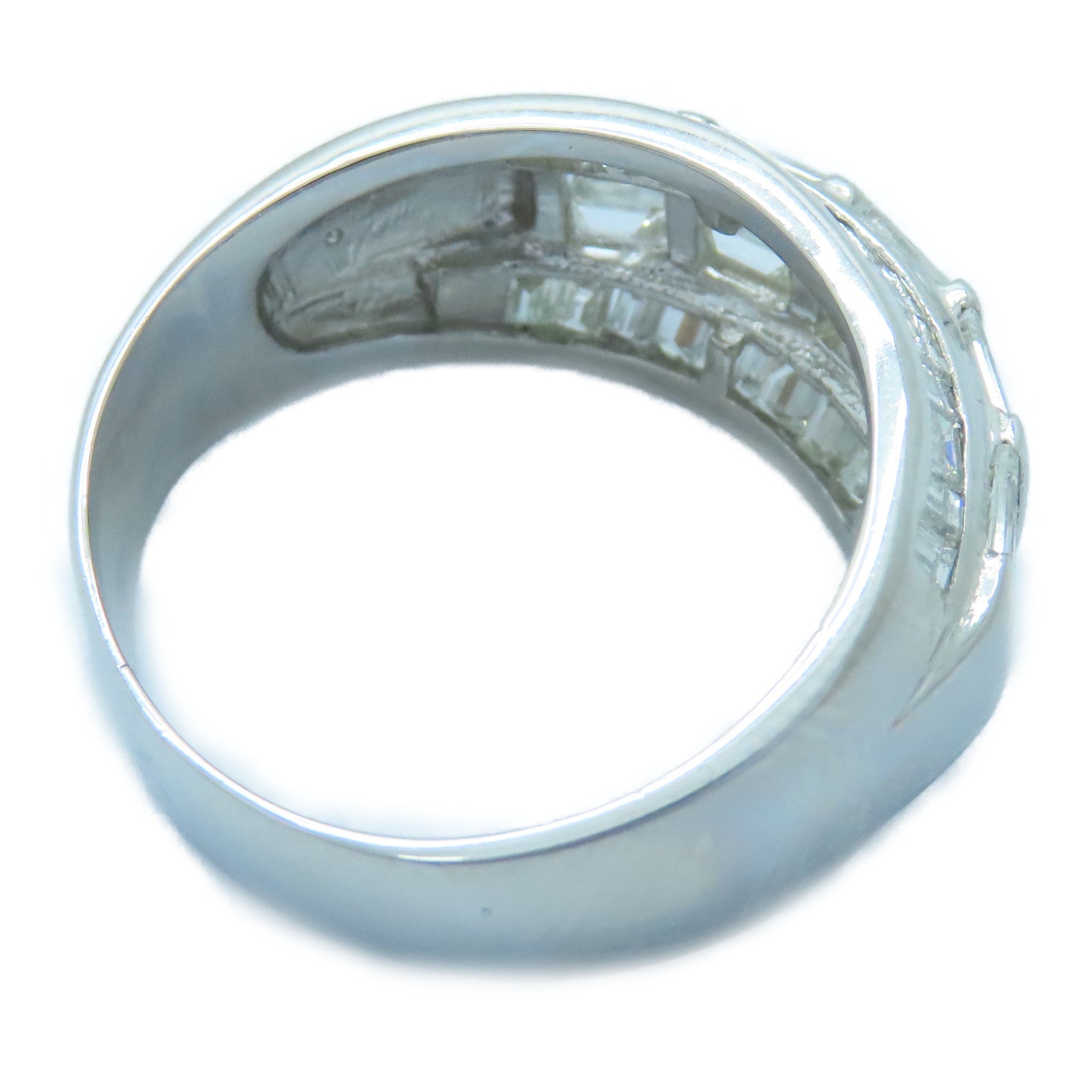 JEWELRY PT900鉑金Diamond Ring 3.00ct鑚石戒指US#9.75
