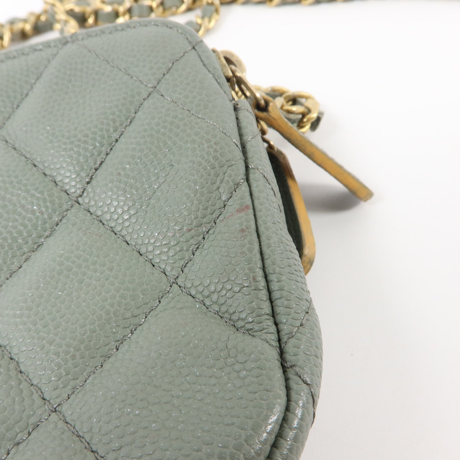 CHANEL 牛皮皮革Classic Clutch with Chain鏈帶肩背袋