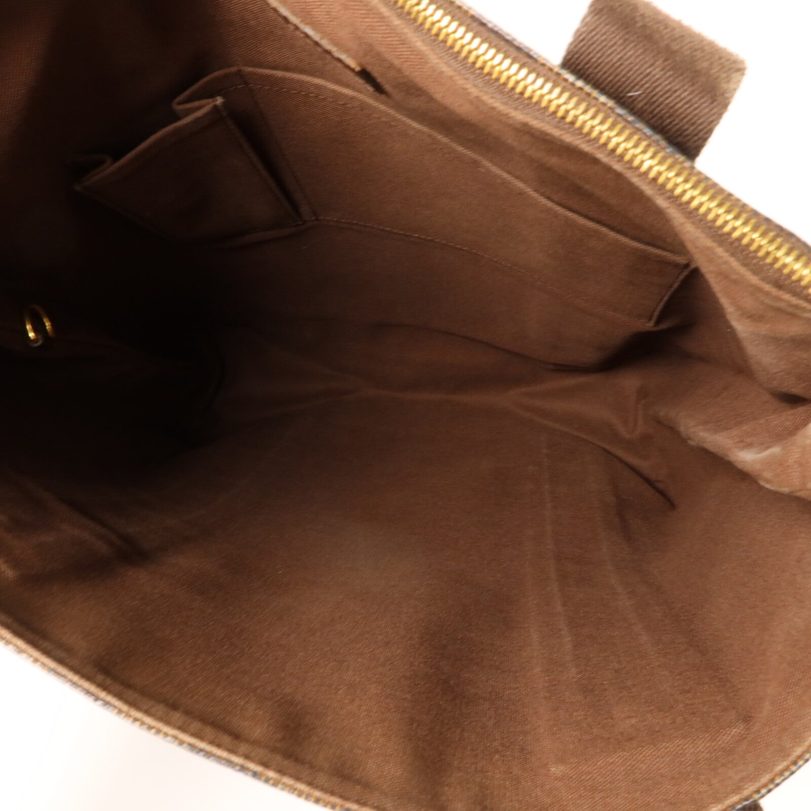 LOUIS VUITTON Damier Beaubourg金扣肩背袋棕色