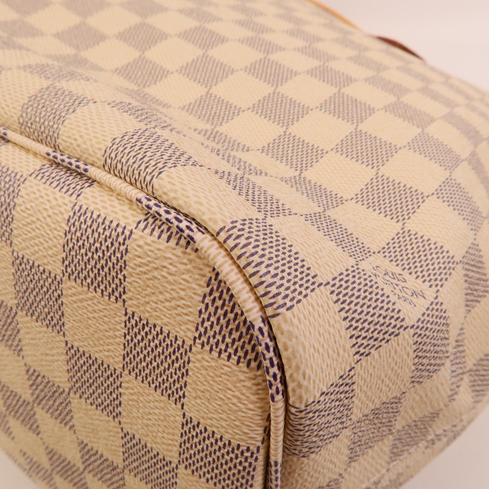 LOUIS VUITTON Damier Azur Neverfull MM肩背袋