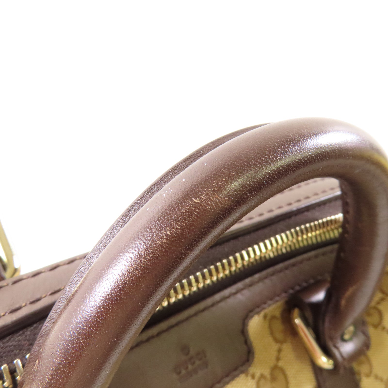 GUCCI 帆布2 Way Shoulder Boston金扣手挽肩背兩用袋
