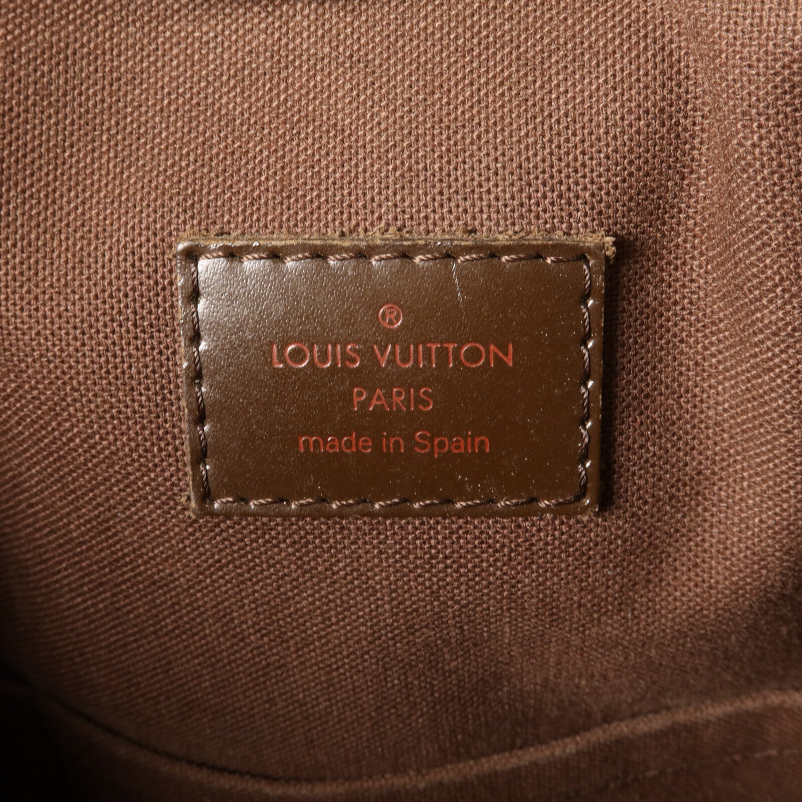 LOUIS VUITTON Damier Beaubourg金扣肩背袋棕色