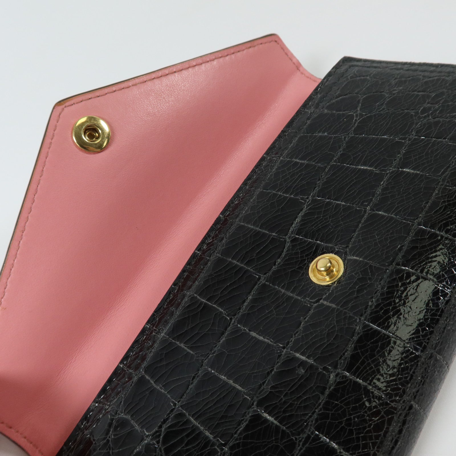 Miu Miu 牛皮皮革Long Wallet金扣長錢包