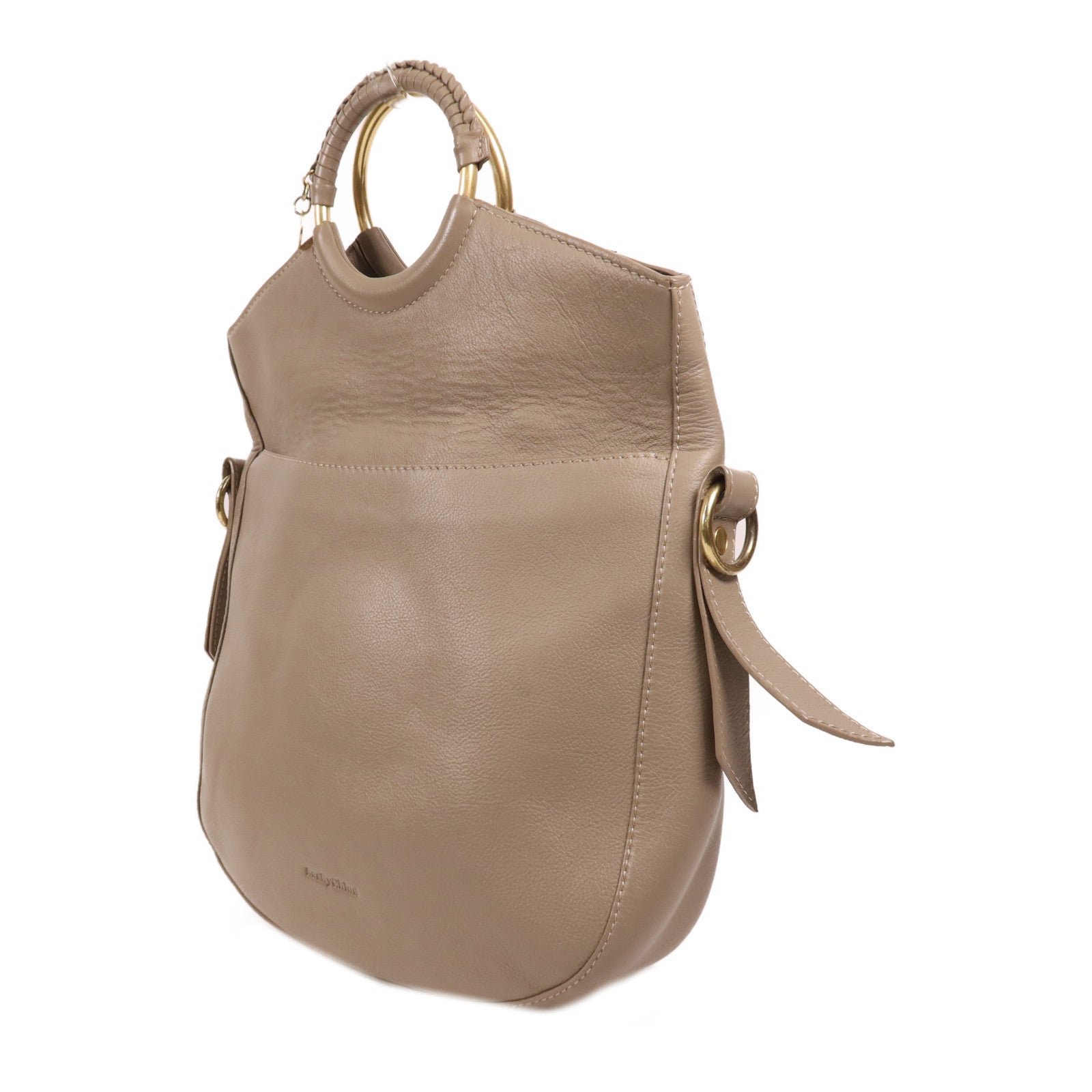 SEE BY CHLOE 牛皮皮革Shoulder Bag金扣手挽肩背兩用袋