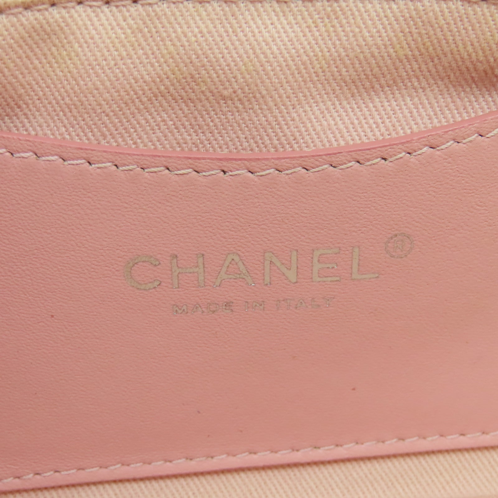 CHANEL 【清倉大減價】菱格漆皮皮革Chain Shoulder Bag銀扣鏈帶肩背袋橙色
