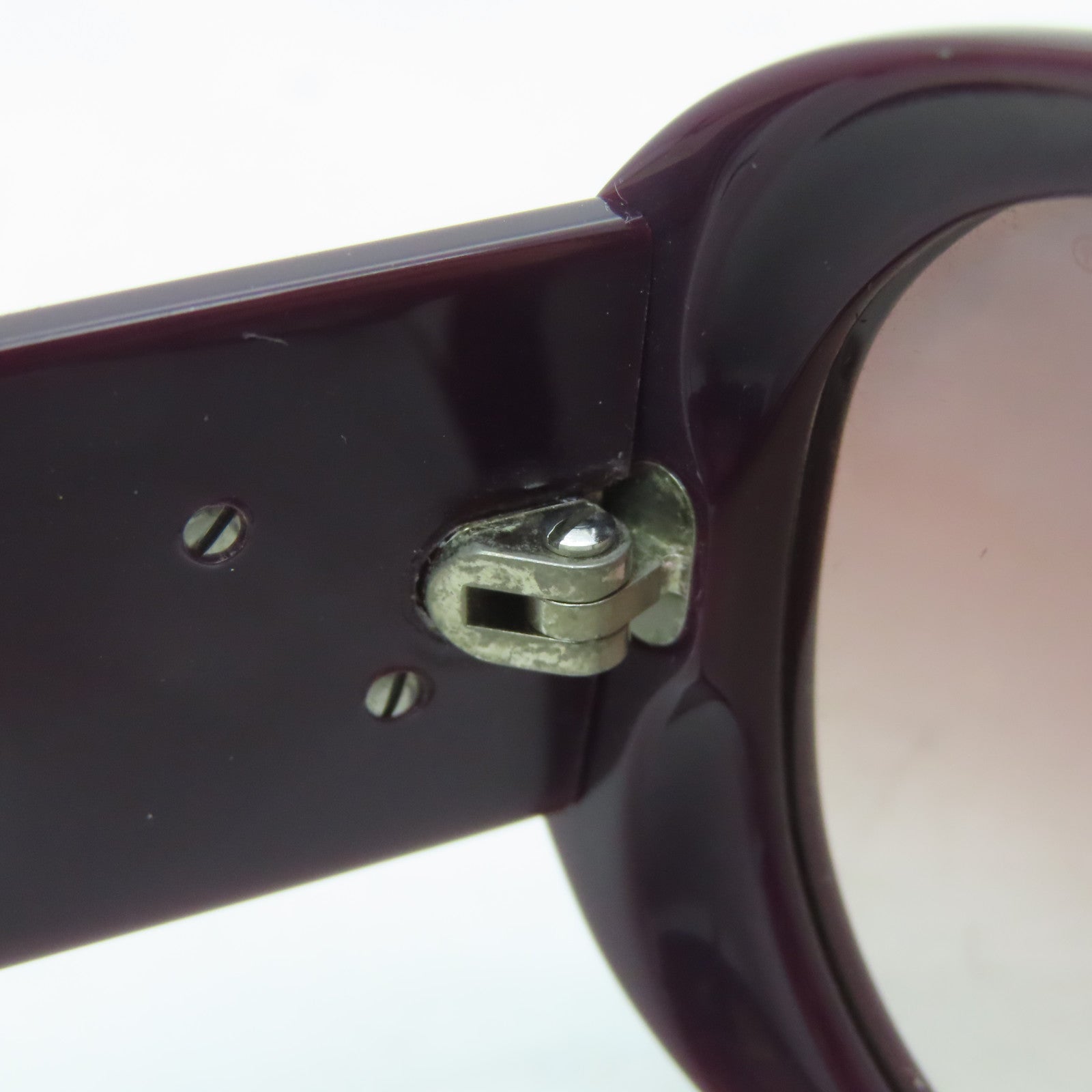 CHANEL 【激減優惠】塑料Sunglasses銀扣太陽眼鏡紫色