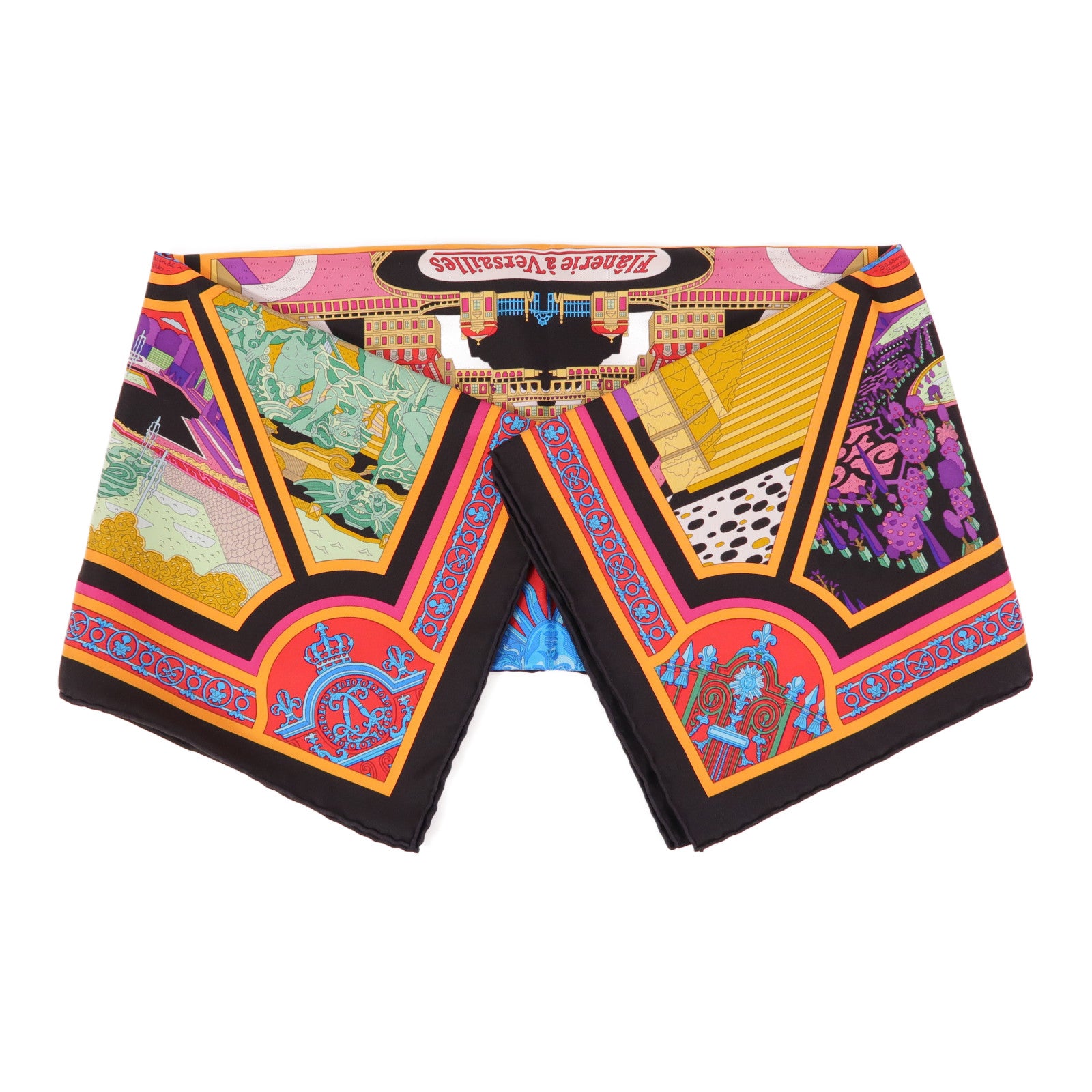 HERMES Scarf Silk Multicolor
