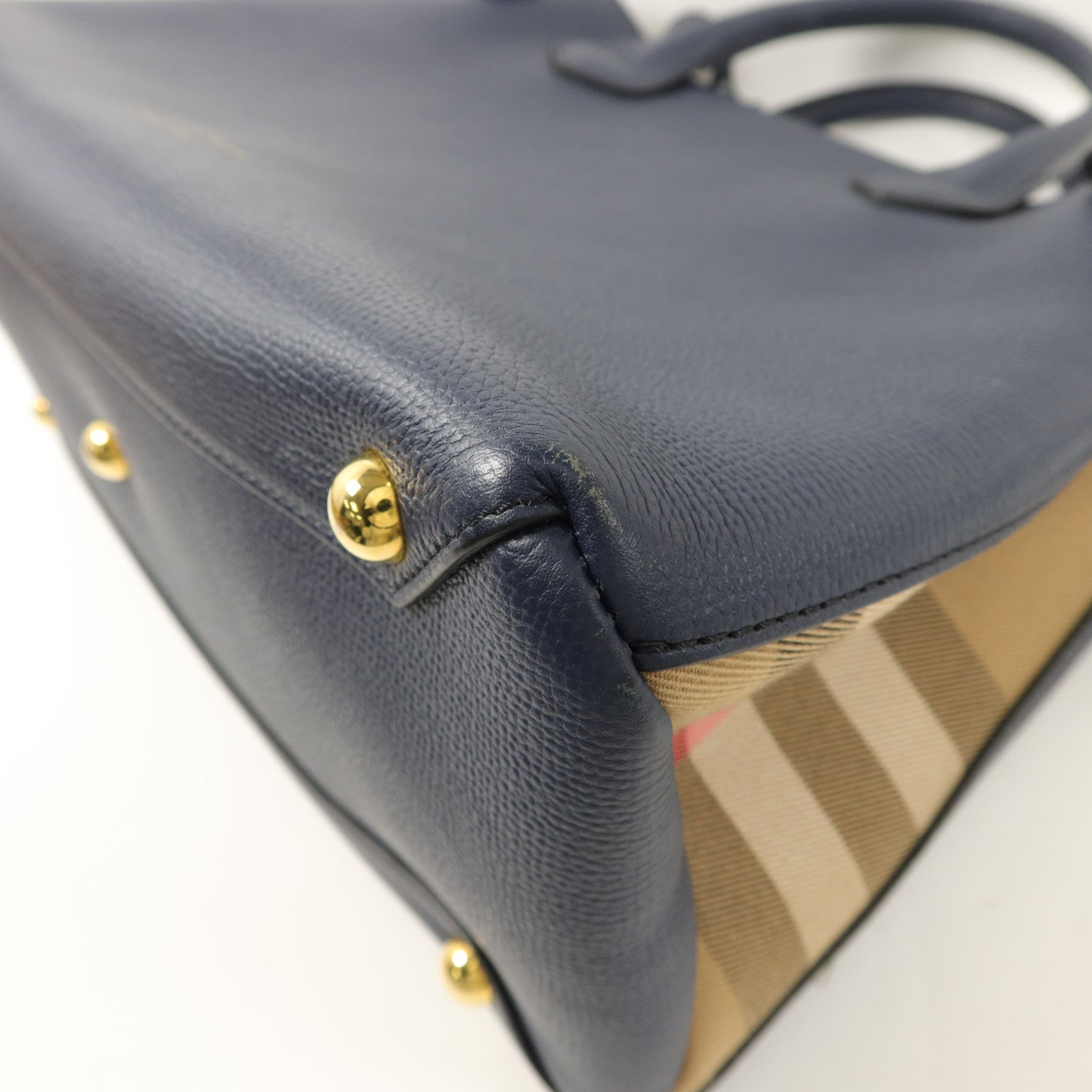 BURBERRY 牛皮皮革The Banner House手挽肩背兩用袋