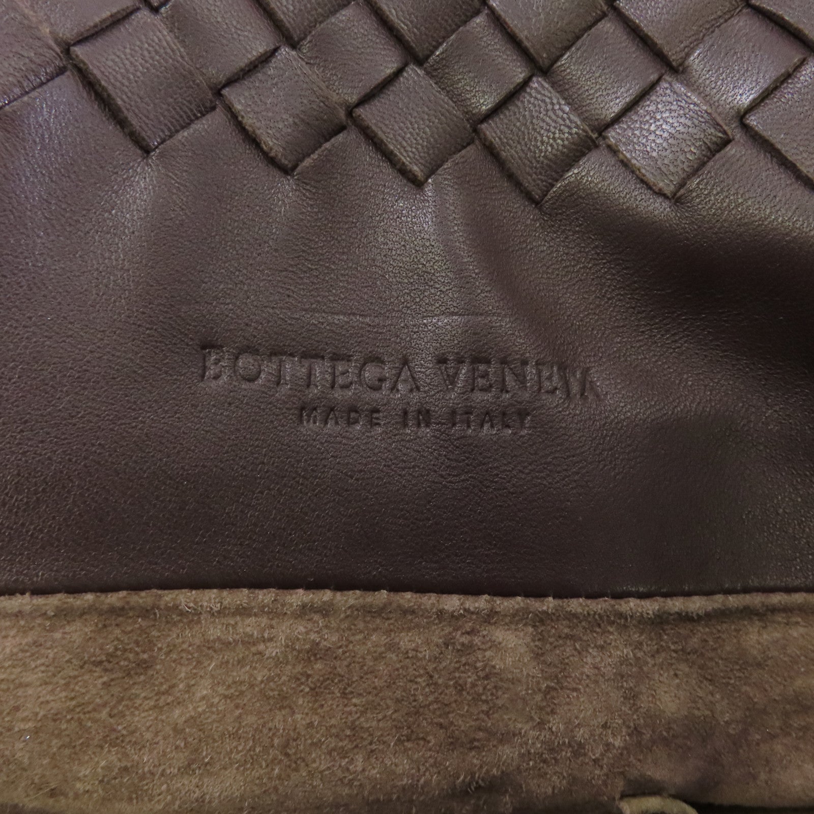BOTTEGA VENETA 織紋皮革Tote Bag手挽袋棕色