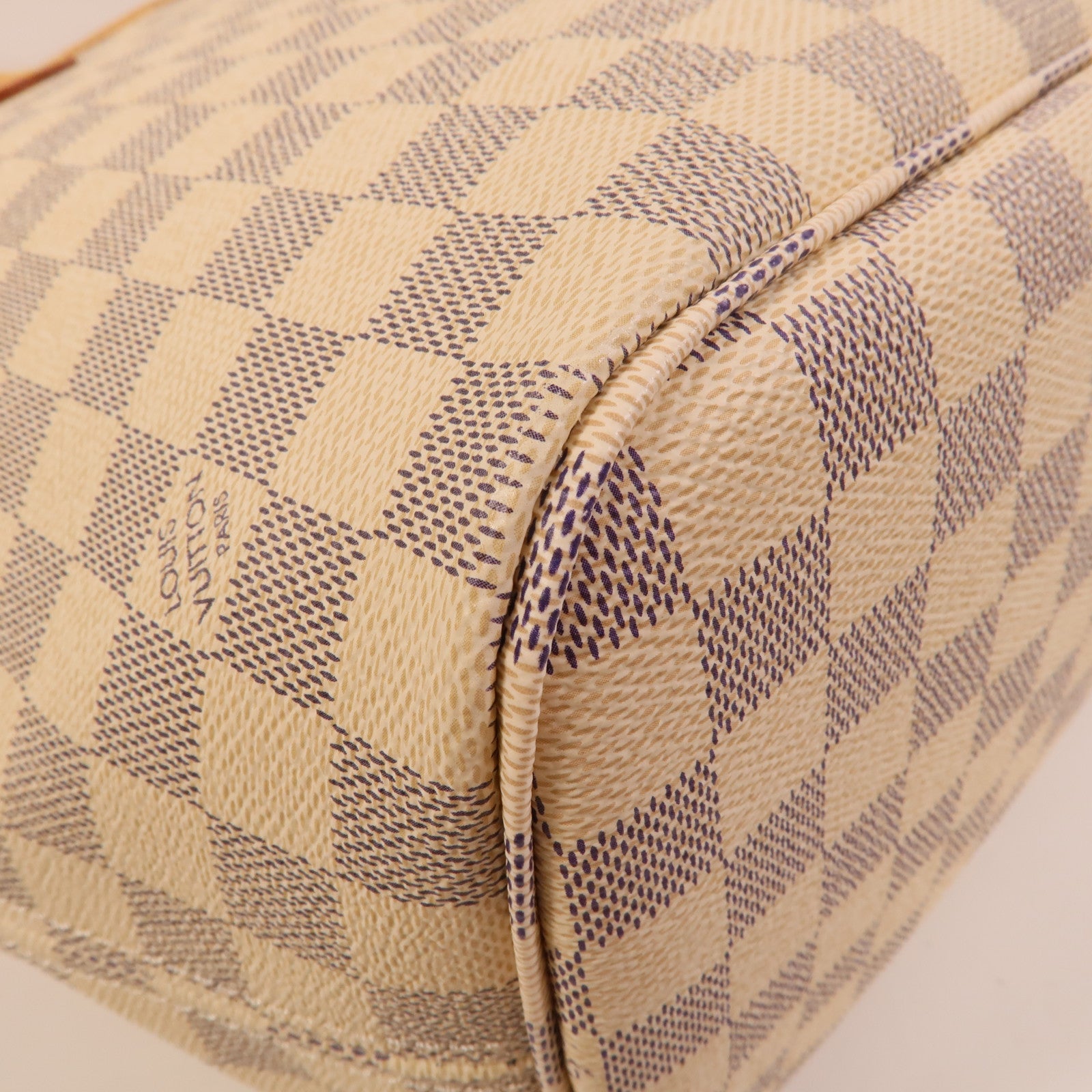 LOUIS VUITTON Damier Azur Neverfull MM肩背袋