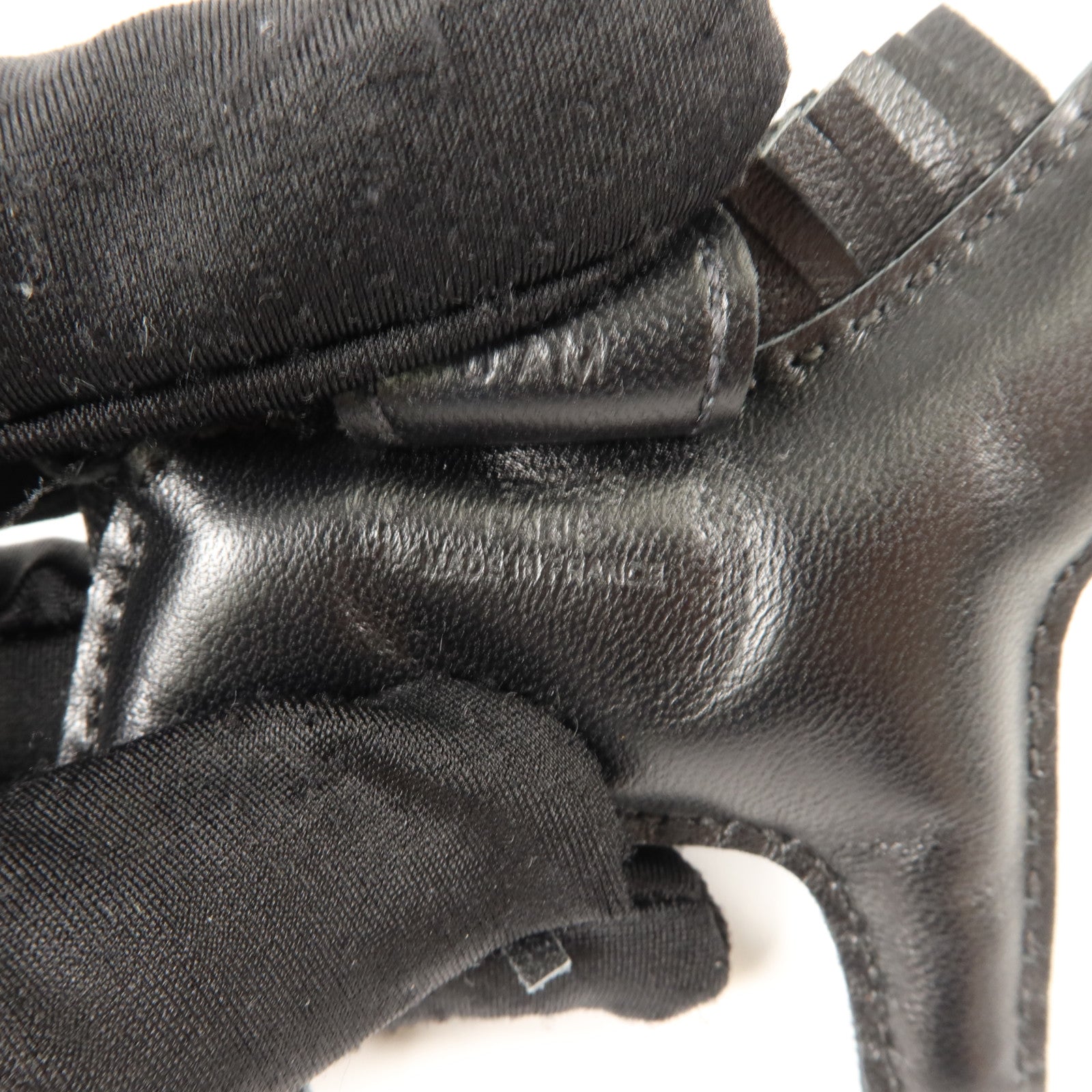 HERMES Milo皮革Rodeo PM掛飾Noir