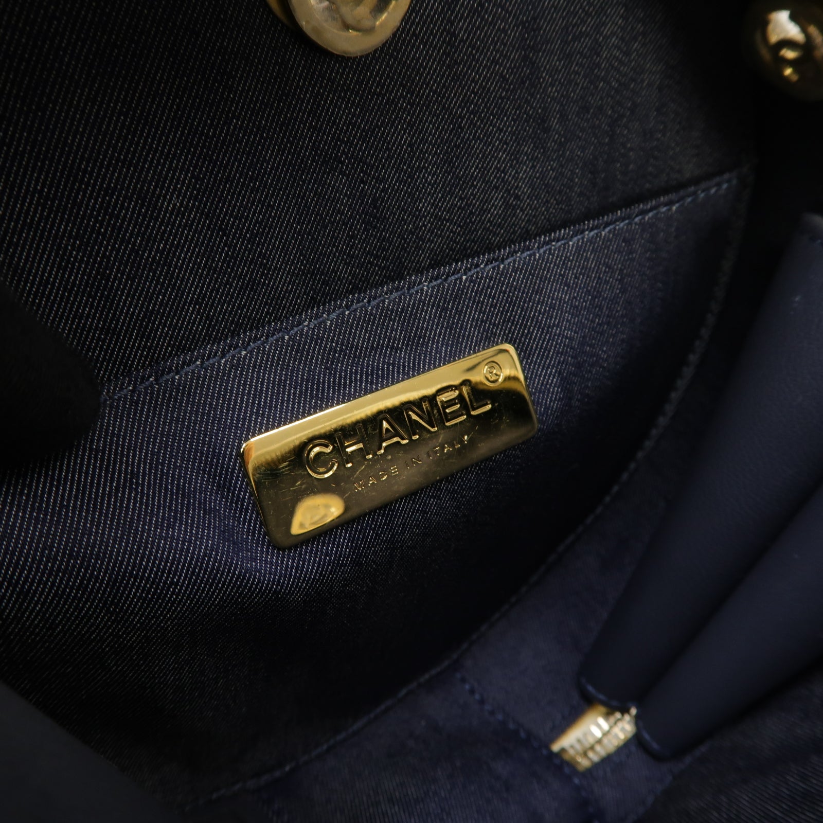 CHANEL 【激減優惠】菱格羊皮皮革2 Way Shoulder Bag金扣手挽肩背兩用袋米色