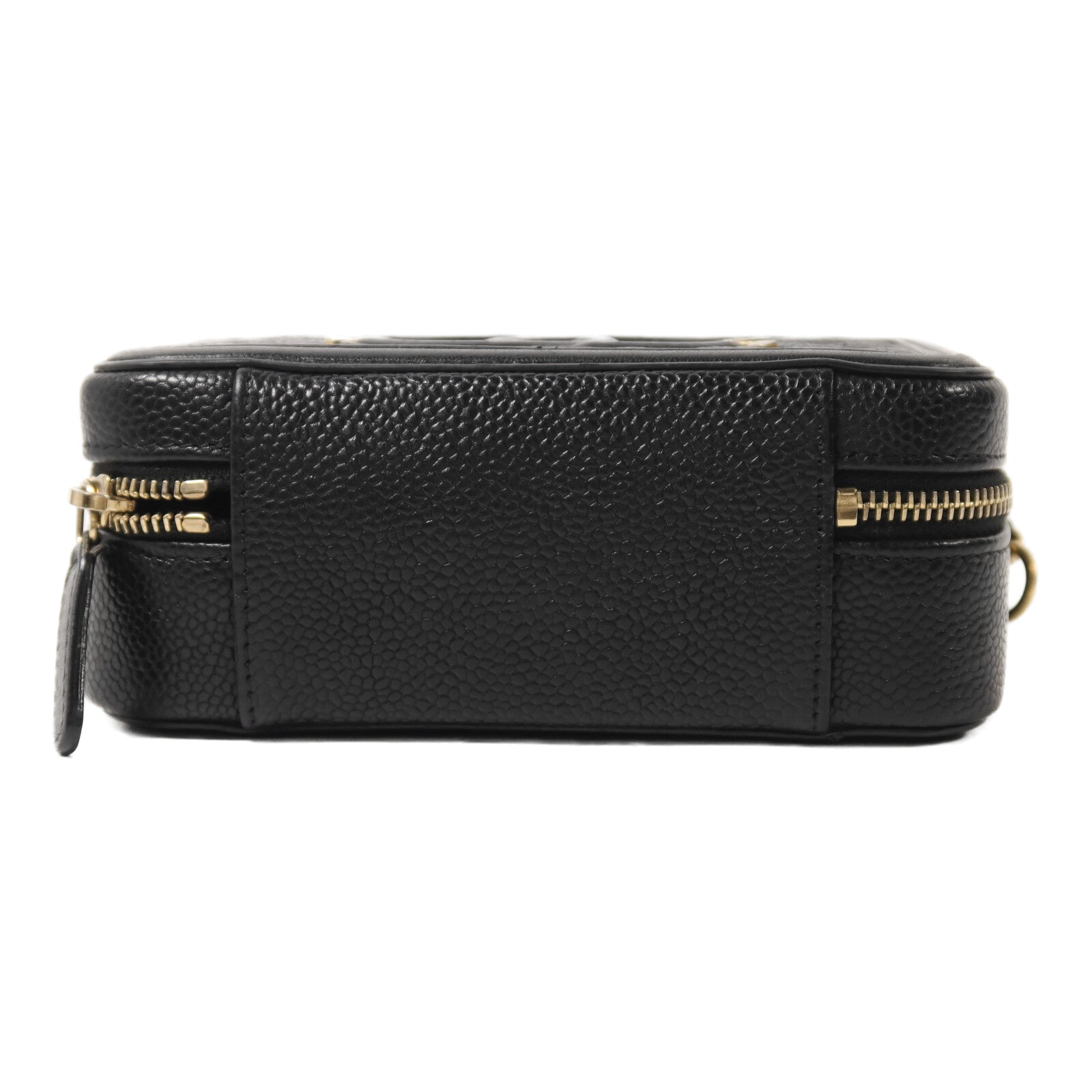CHANEL 牛皮皮革Filigree Camera Bag鏈帶肩背袋