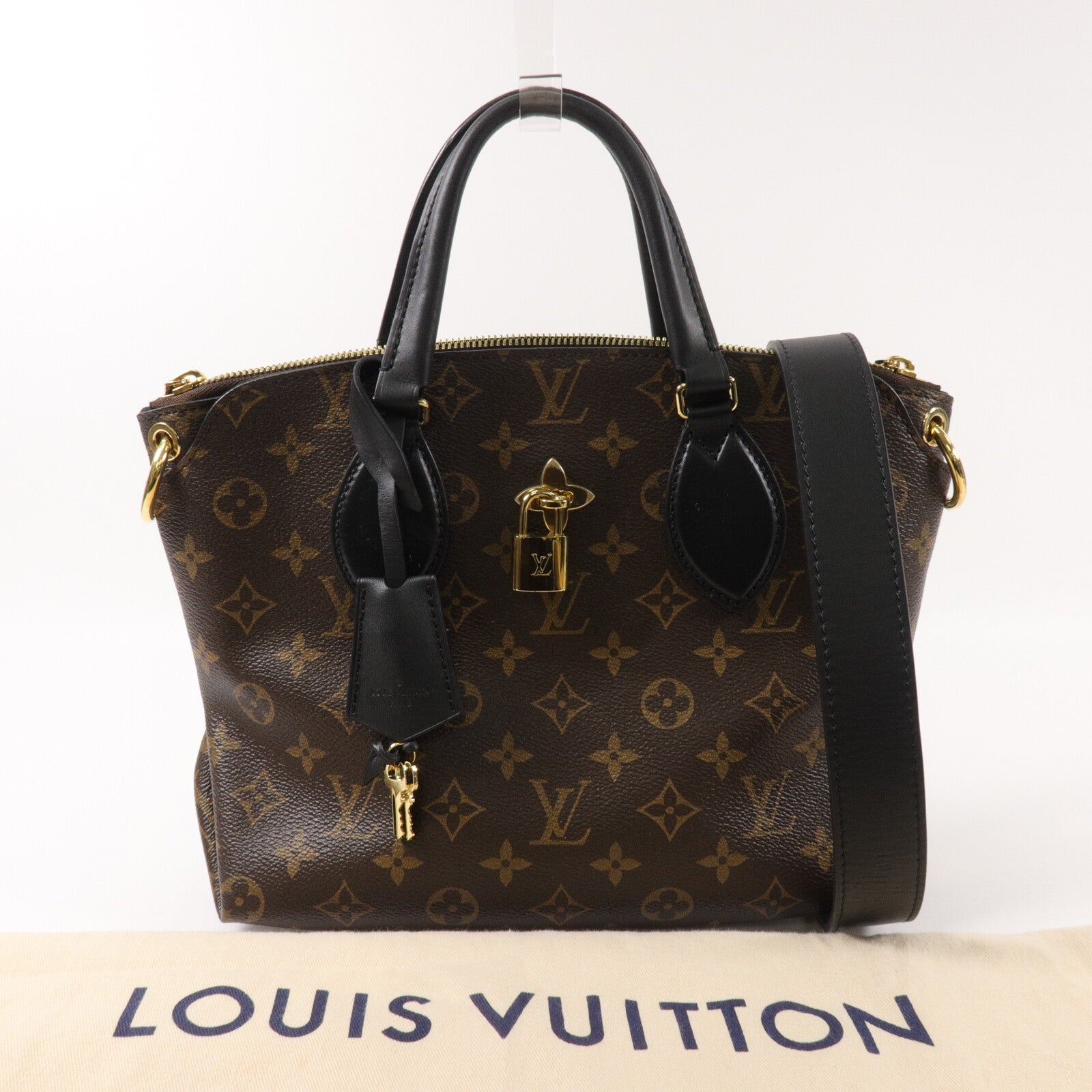 LOUIS VUITTON Monogram Flower Zip Tote手挽肩背兩用袋