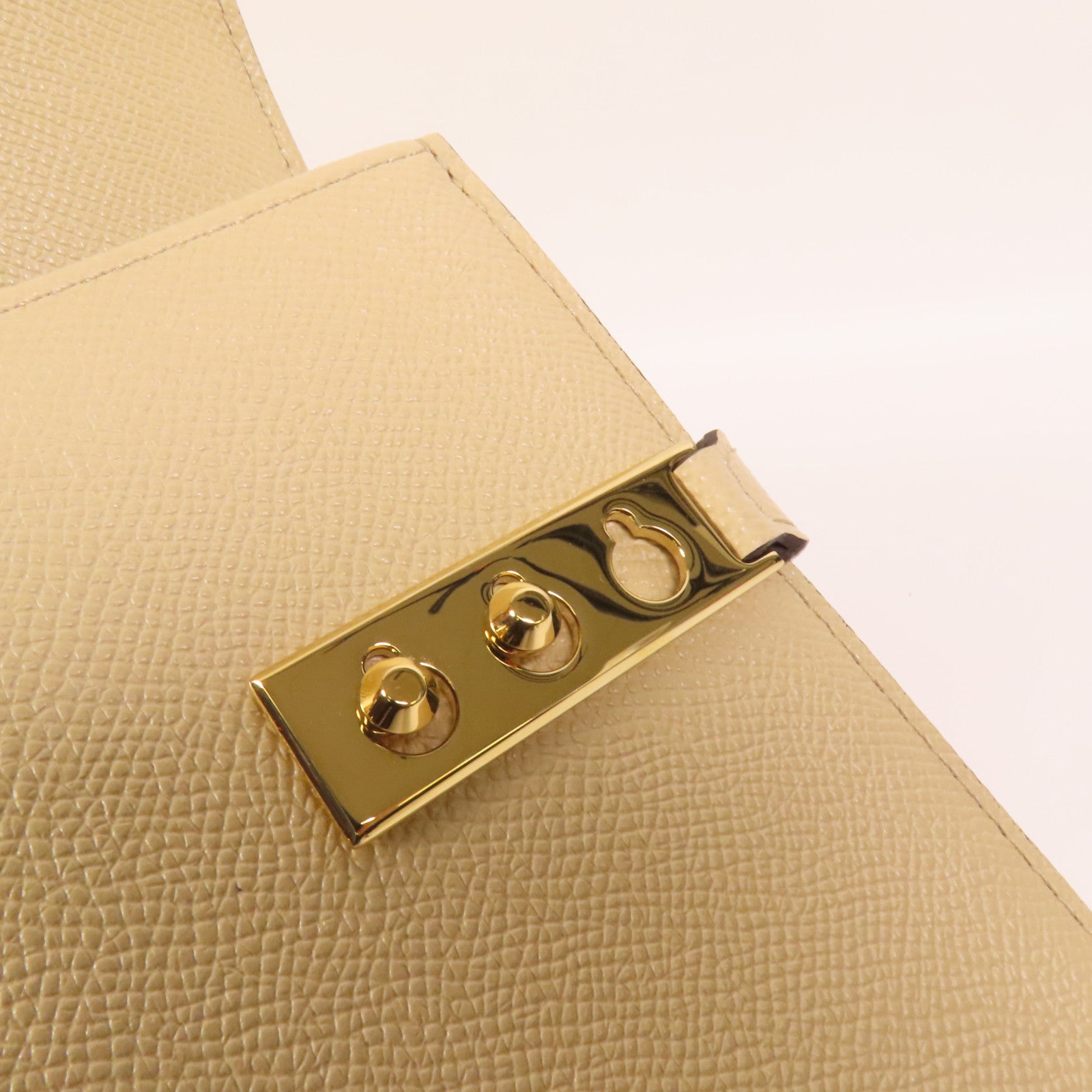 Delvaux 【激減優惠】牛皮皮革Tempete PM金扣手挽肩背兩用袋