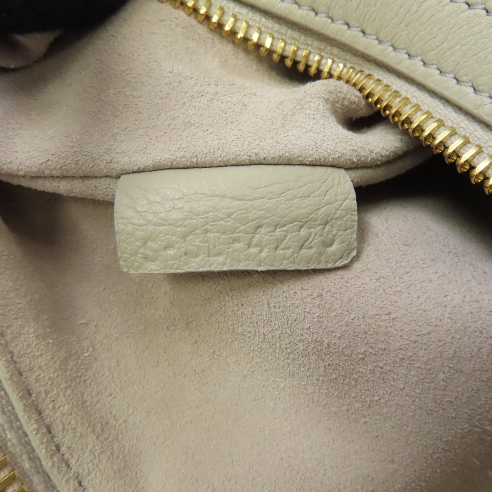 CELINE 牛皮皮革Heloise Triomphe金扣肩背袋灰色