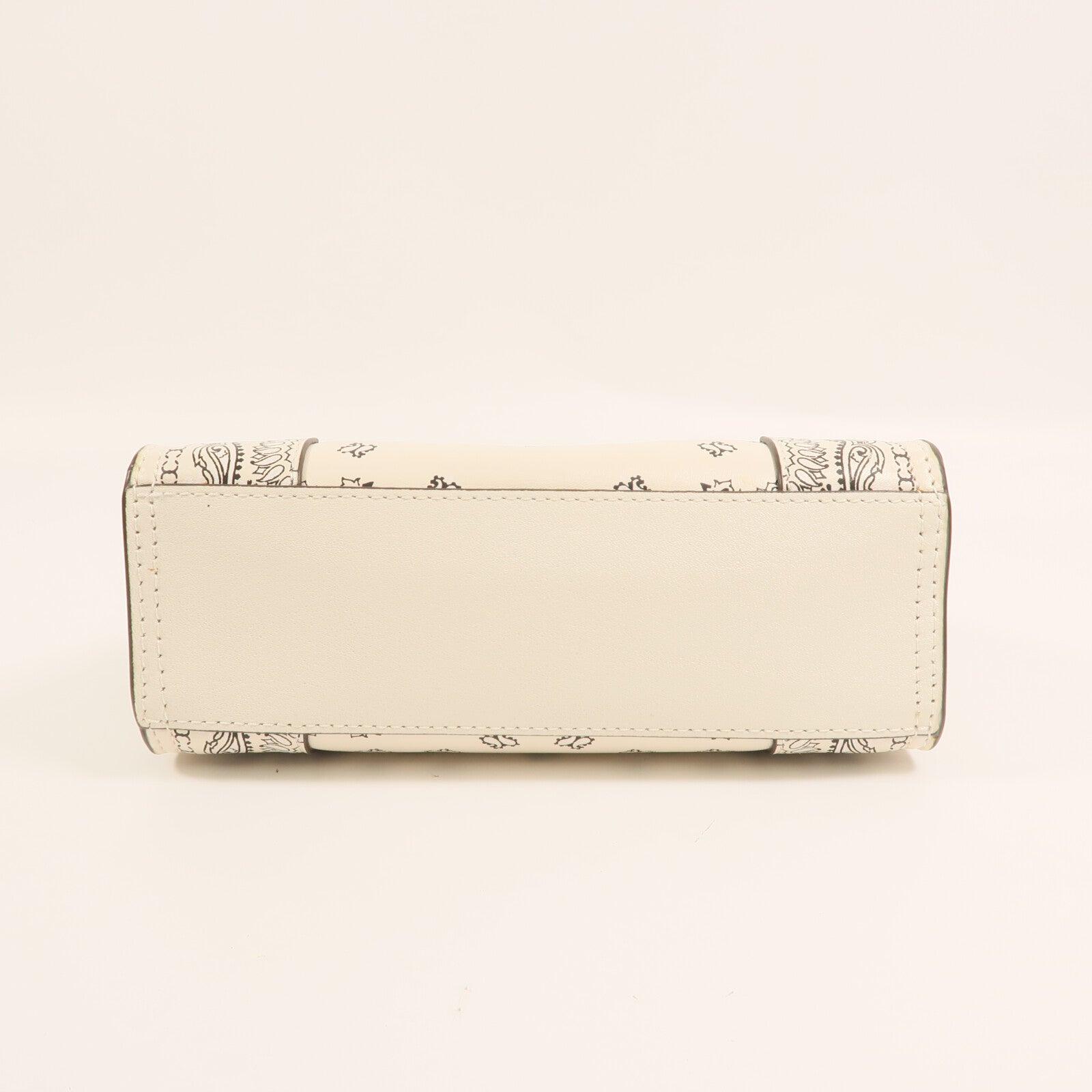 Tory Burch 皮革Ella Micro Tote Bag銀扣手挽肩背兩用袋