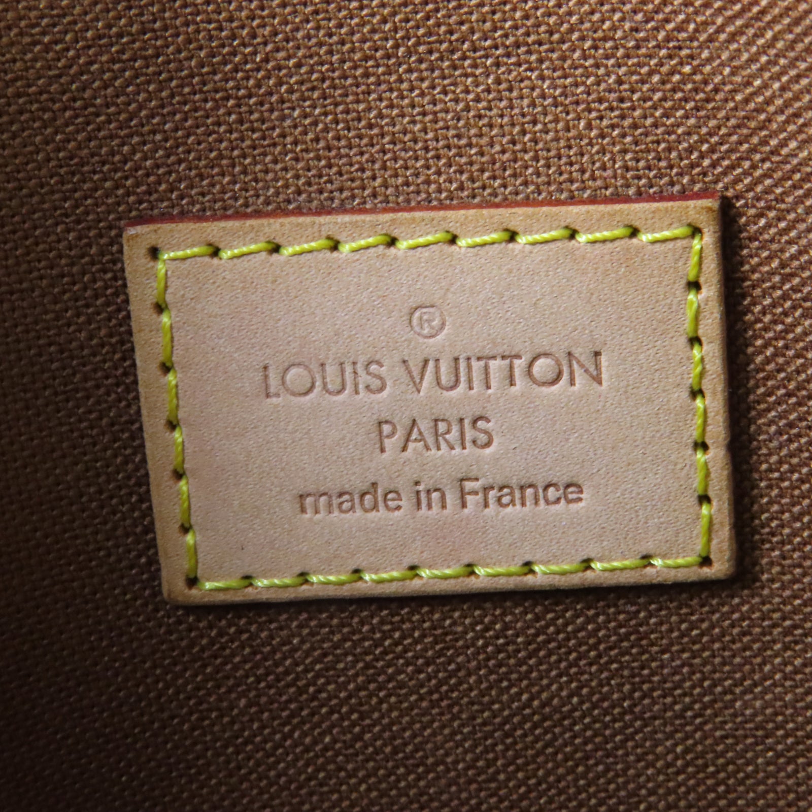 LOUIS VUITTON Monogram Trotteur Beaubourg金扣肩背袋啡色