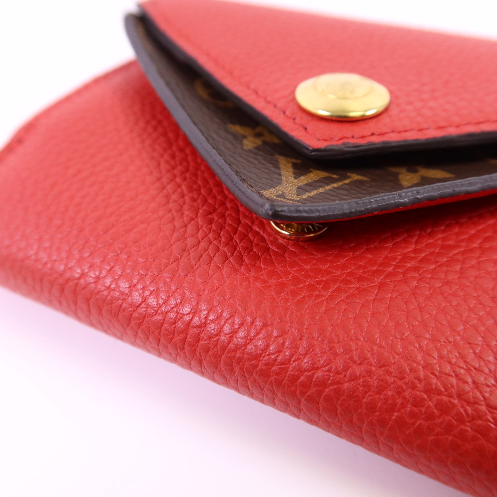 LOUIS VUITTON 【激減優惠】Monogram Double V Compact Wallet金扣錢包