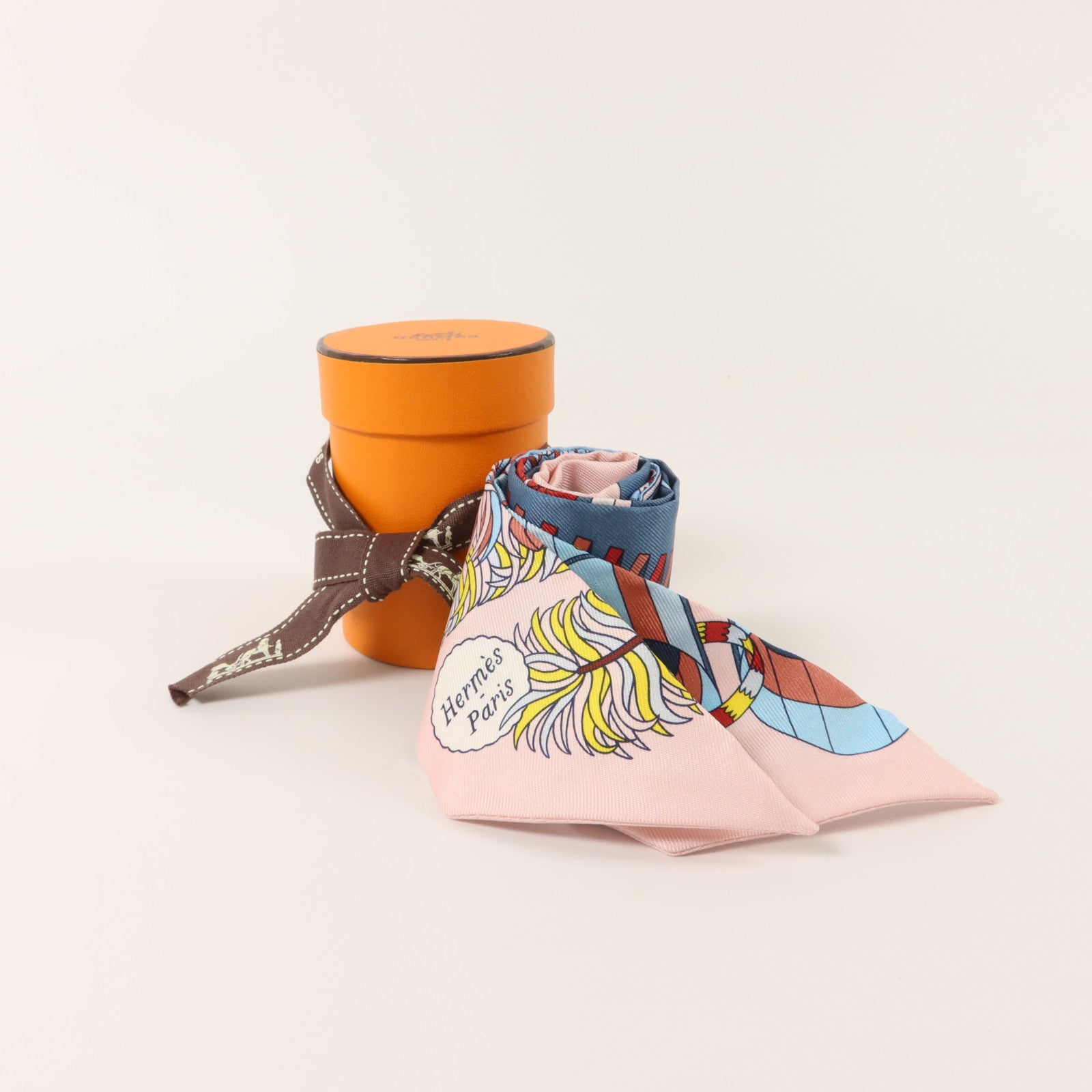 HERMES 絲質Twilly絲巾