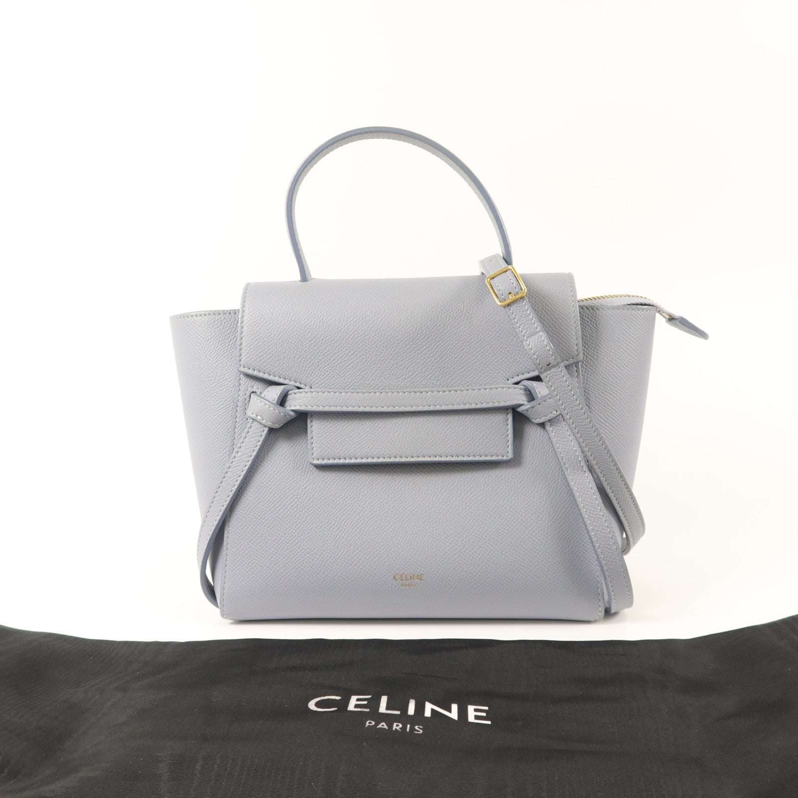 CELINE 牛皮皮革Nano Belt手挽肩背兩用袋