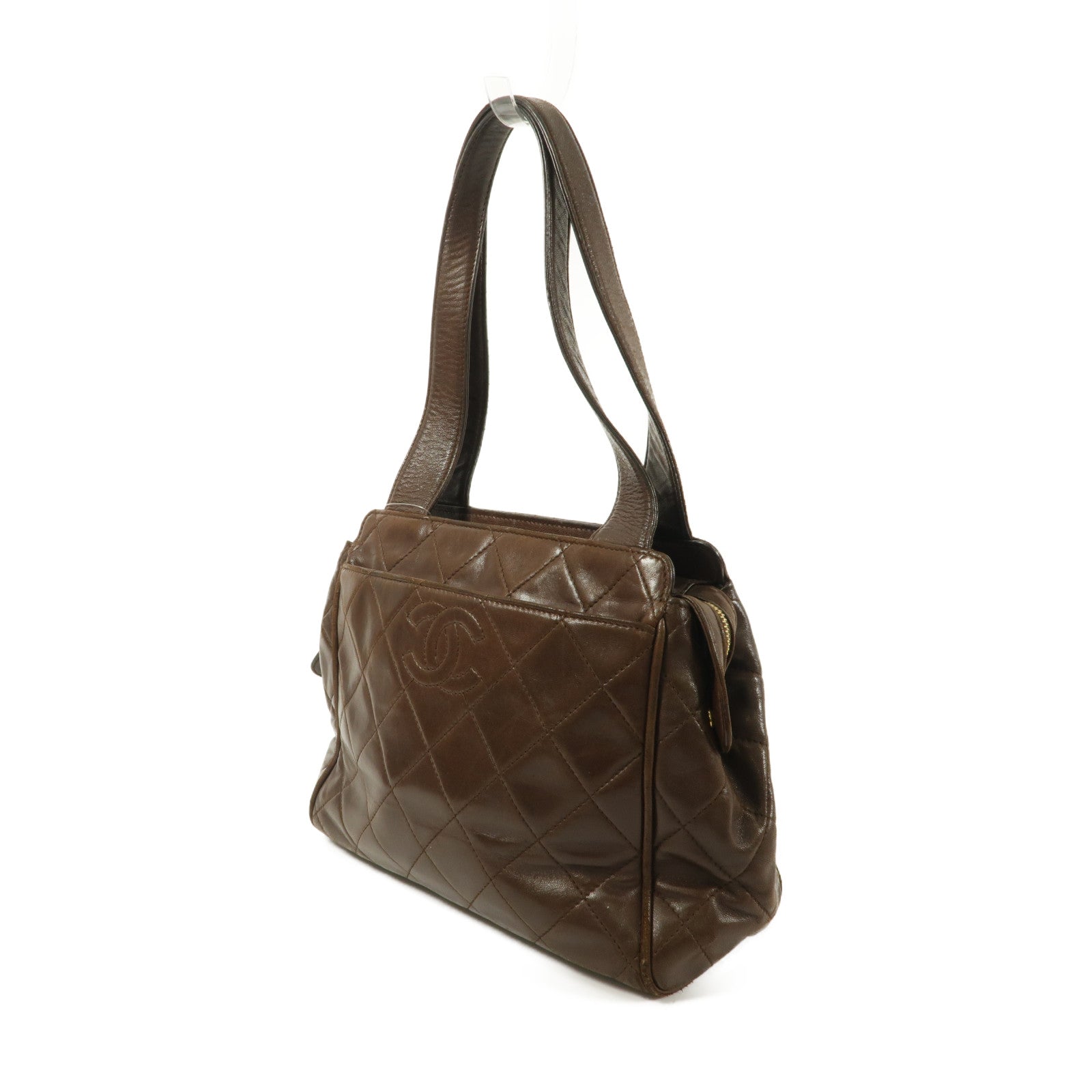 CHANEL 羊皮皮革Vintage Hand Bag手挽袋