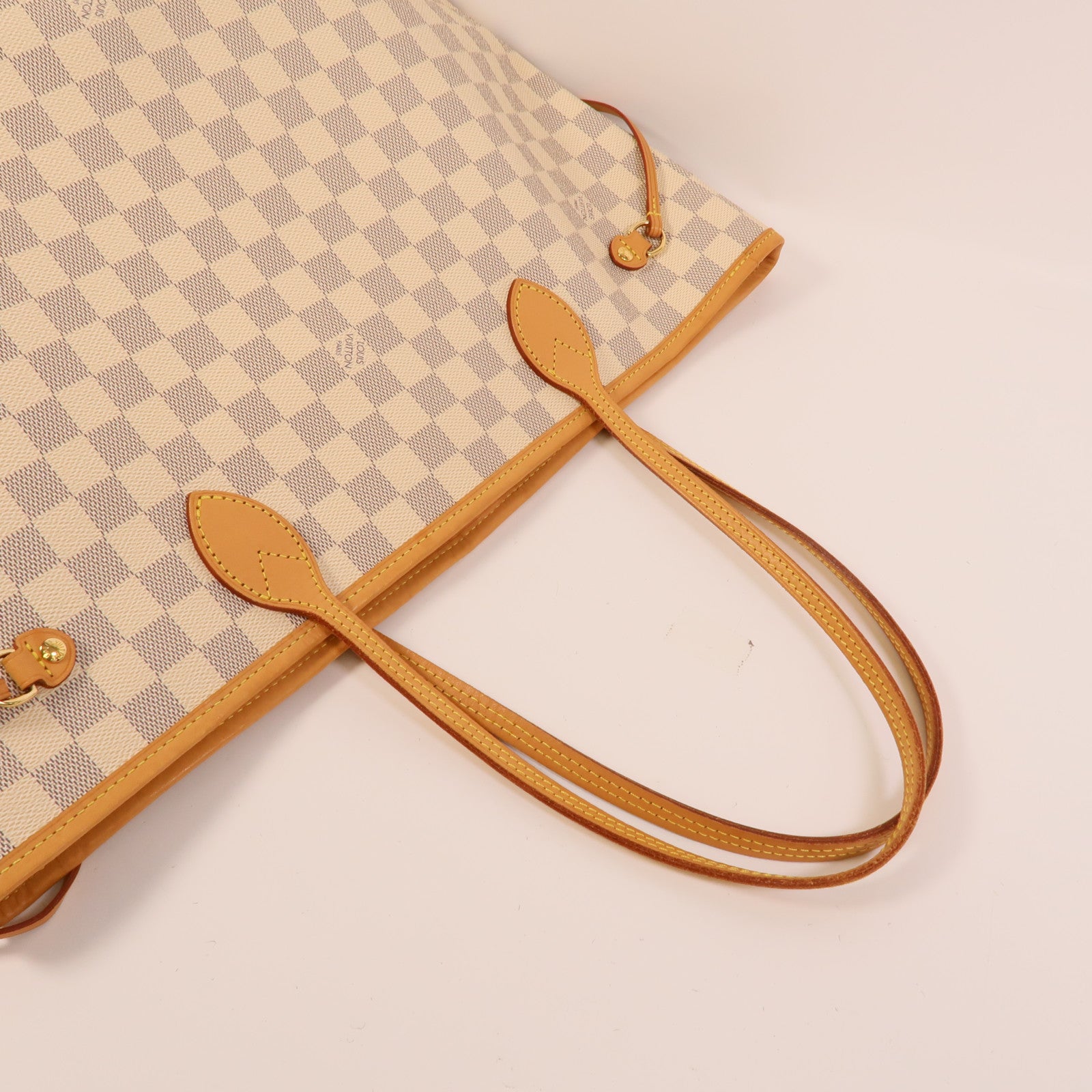 LOUIS VUITTON Damier Azur Neverfull MM肩背袋