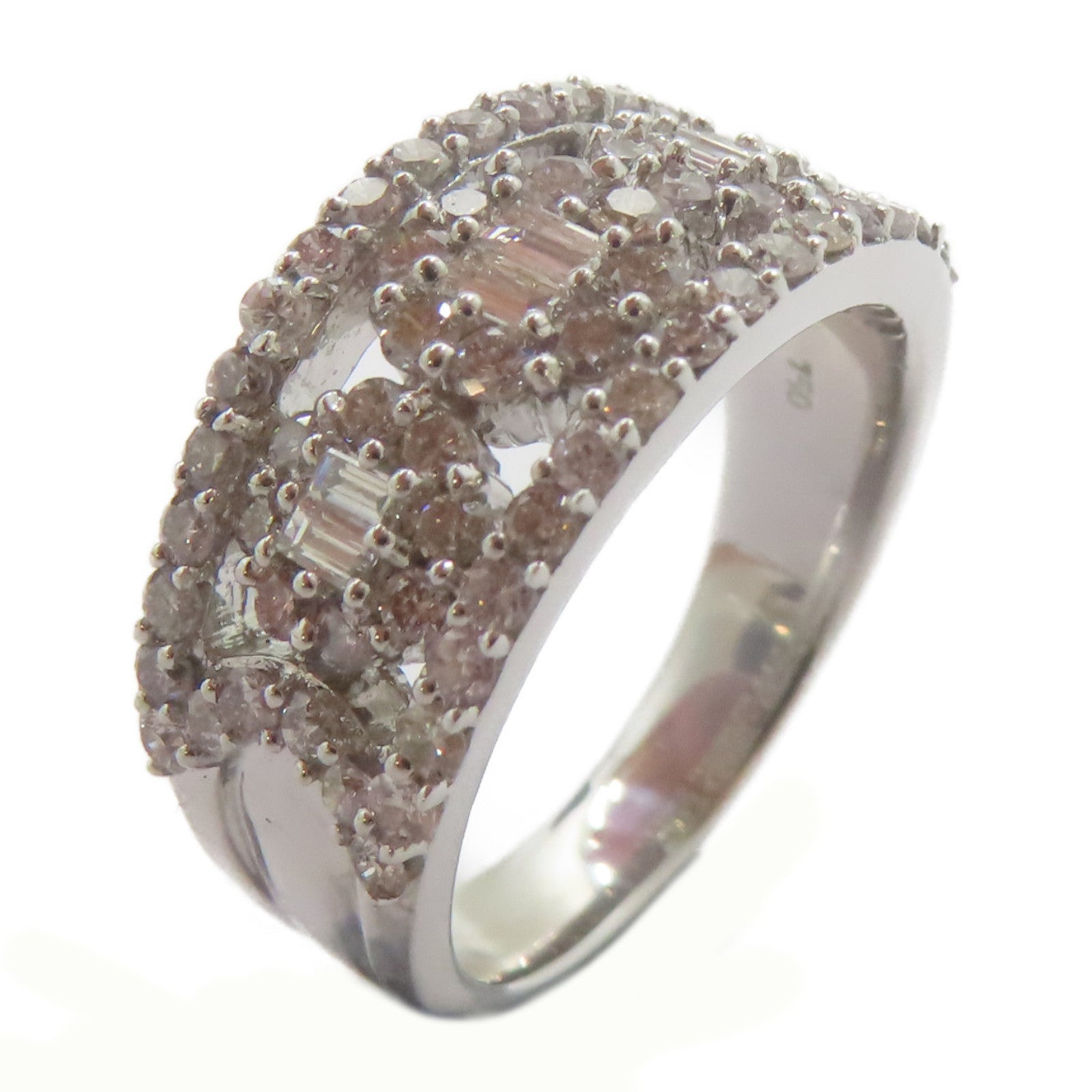 JEWELRY 18K白金Diamond Ring 1.35ct鑽石戒指US#7