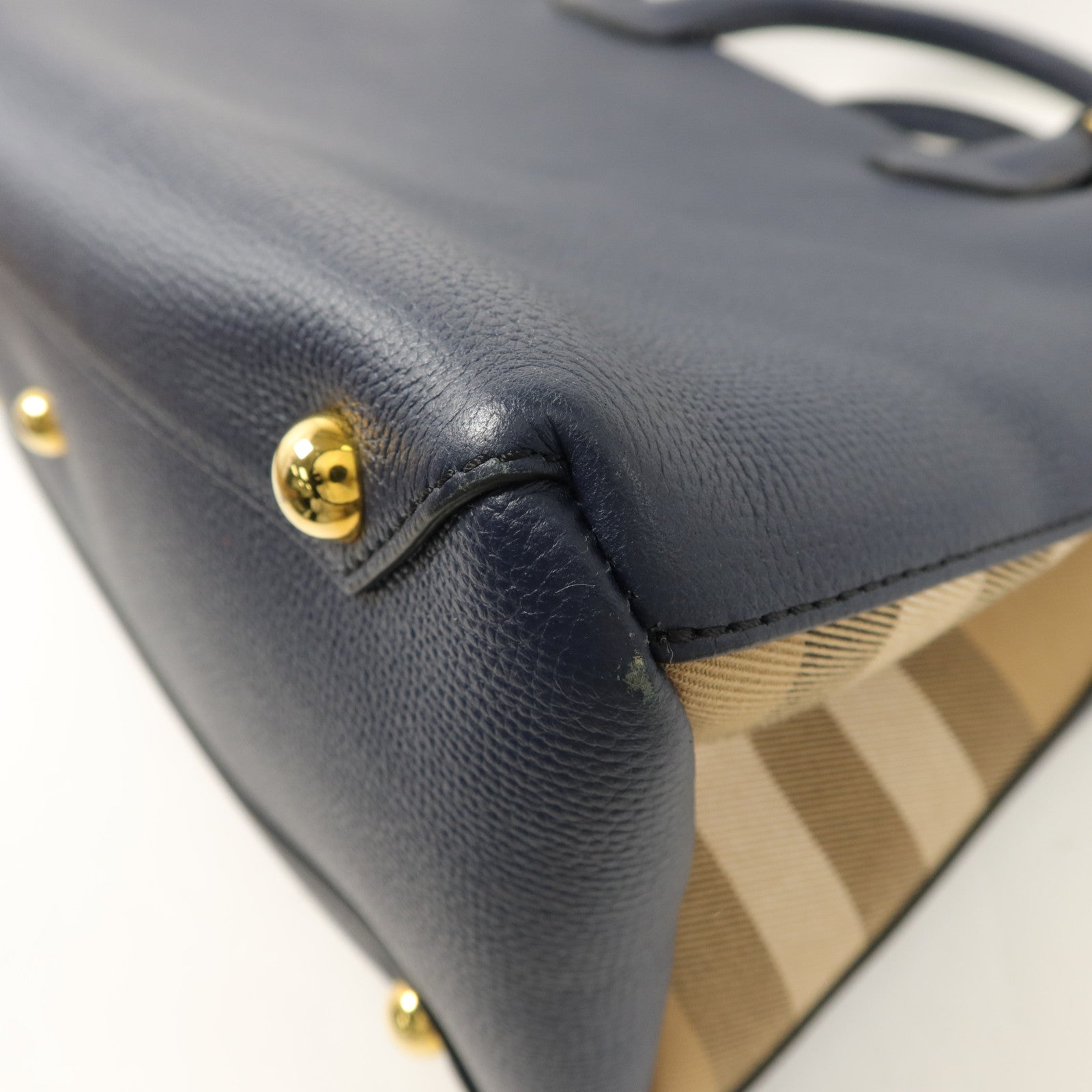 BURBERRY 牛皮皮革The Banner House手挽肩背兩用袋