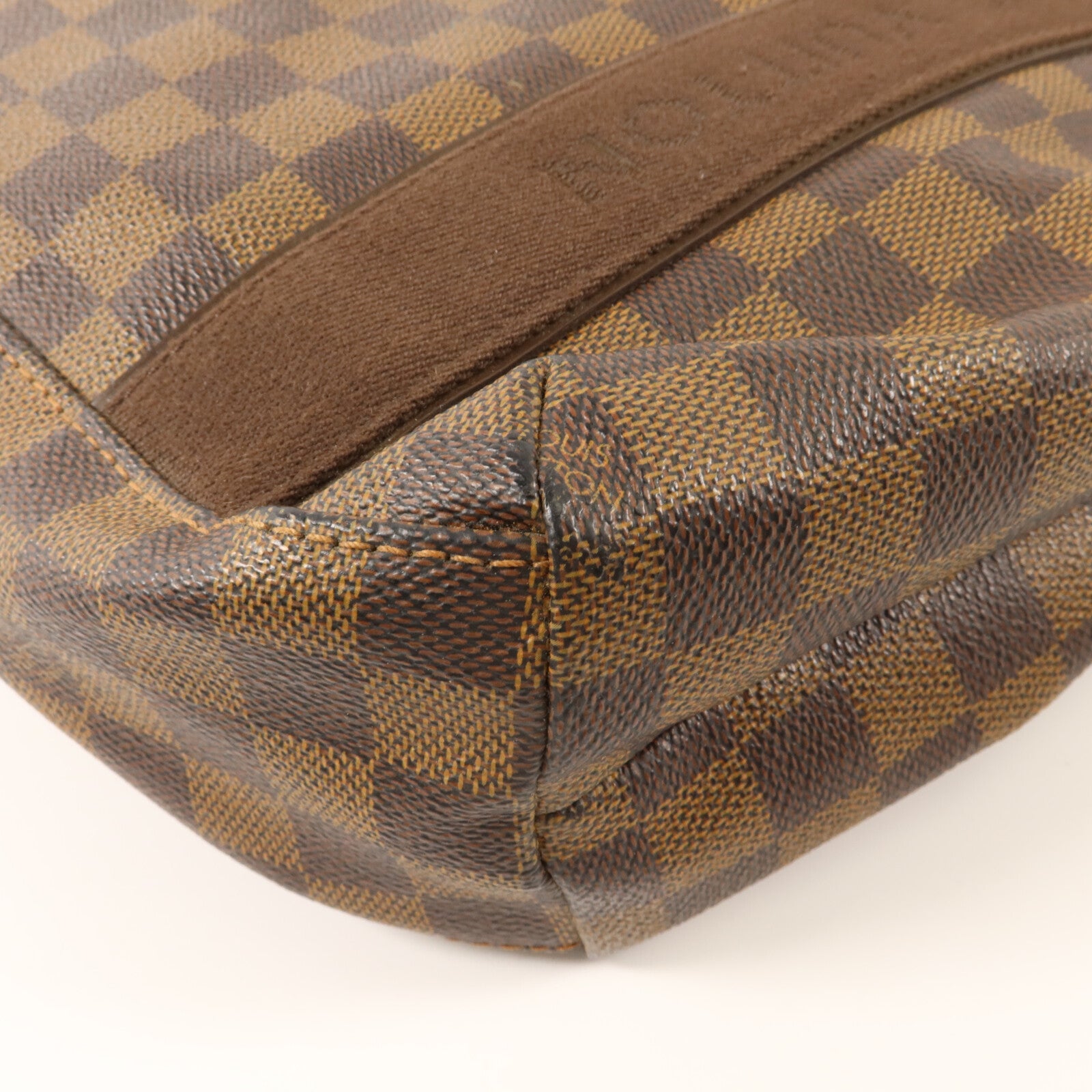 LOUIS VUITTON Damier Beaubourg金扣肩背袋棕色