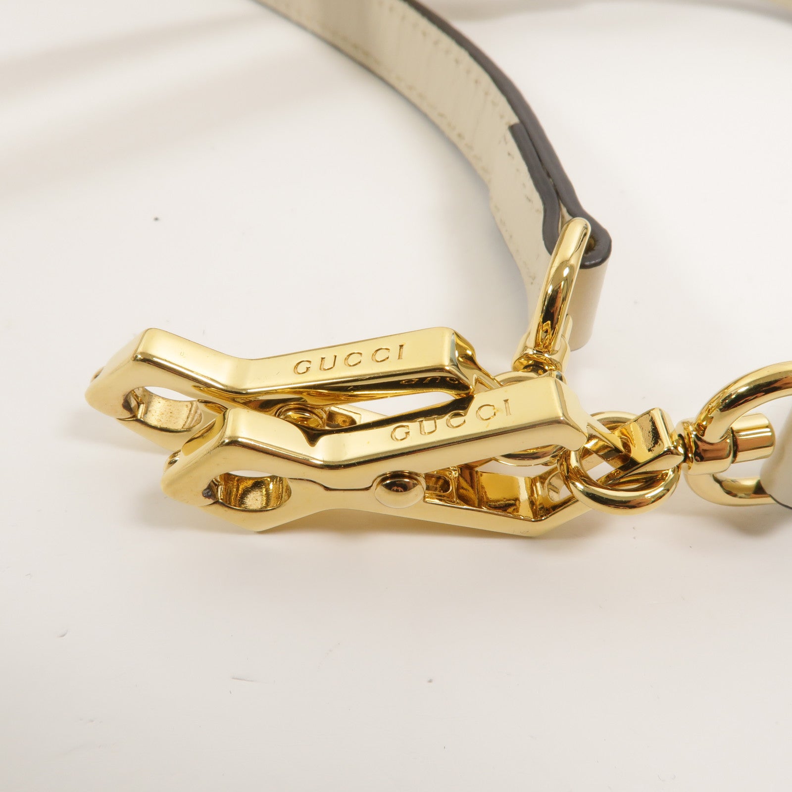 GUCCI 塗層帆布Horsebit 1955 Mini Top Handle Bag手挽肩背兩用袋