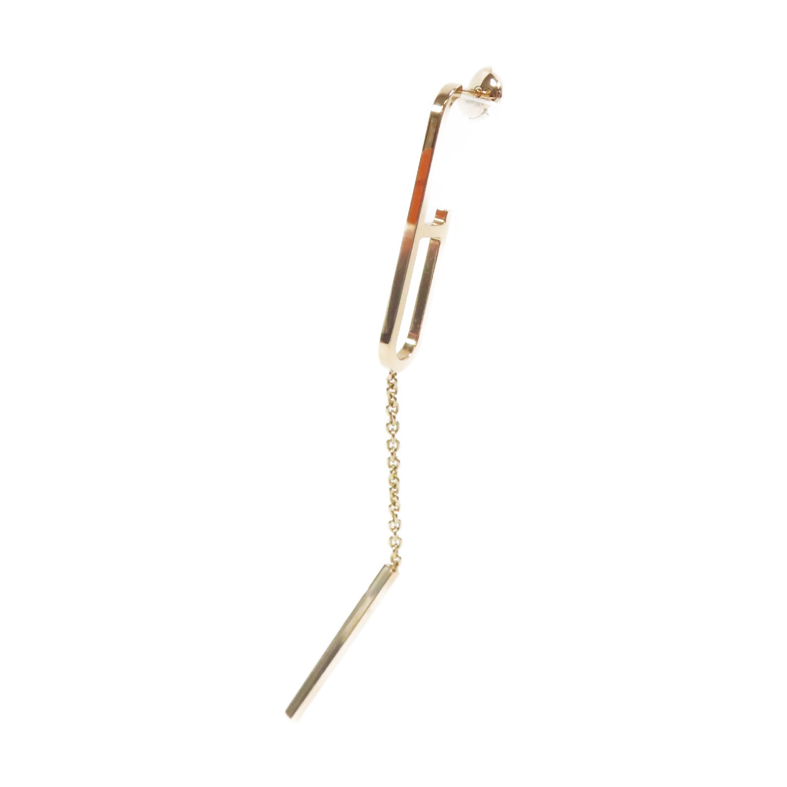 HERMES 18K玫瑰金1/2 Boucle D Oreiller Earring耳環