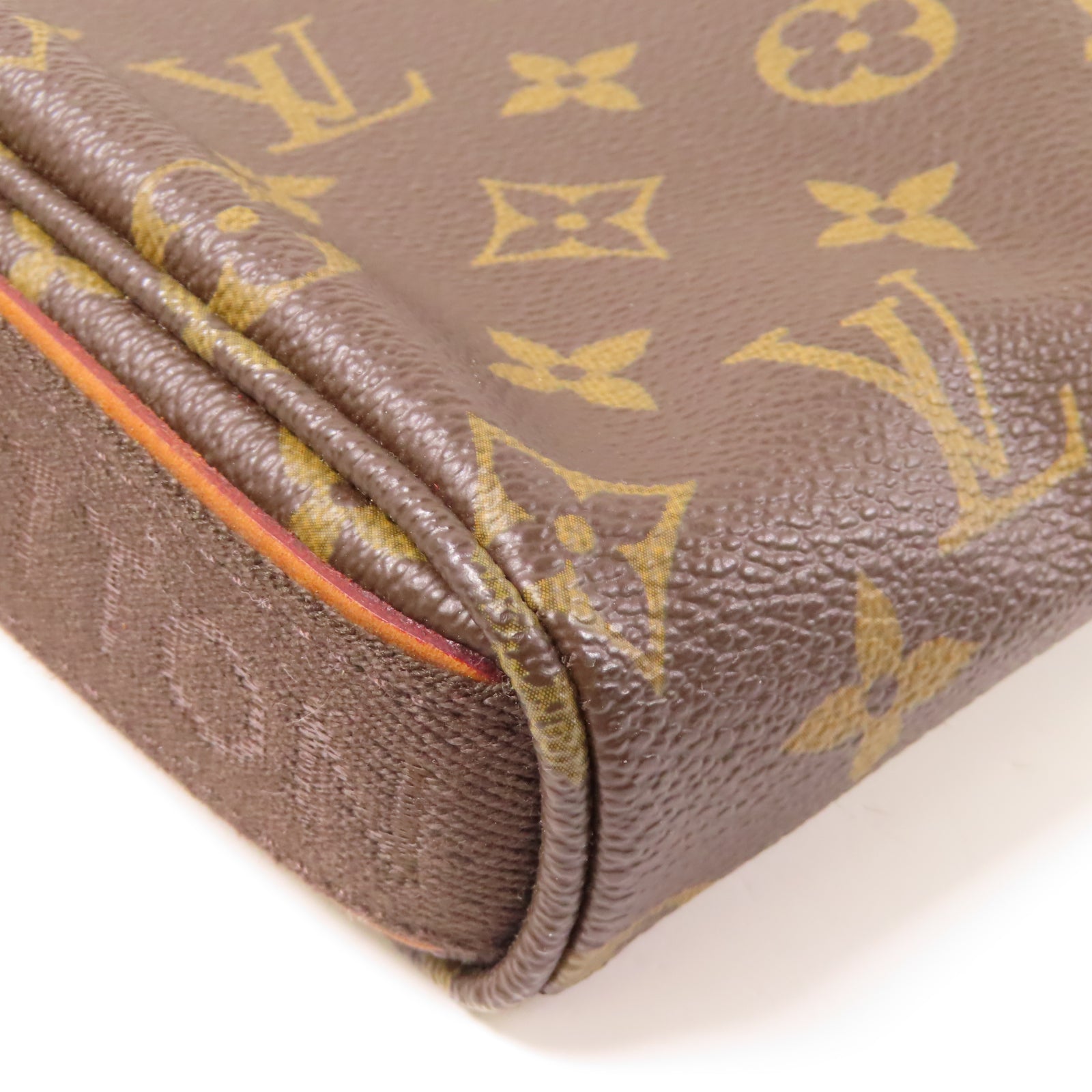 LOUIS VUITTON Monogram Trotteur Beaubourg金扣肩背袋啡色