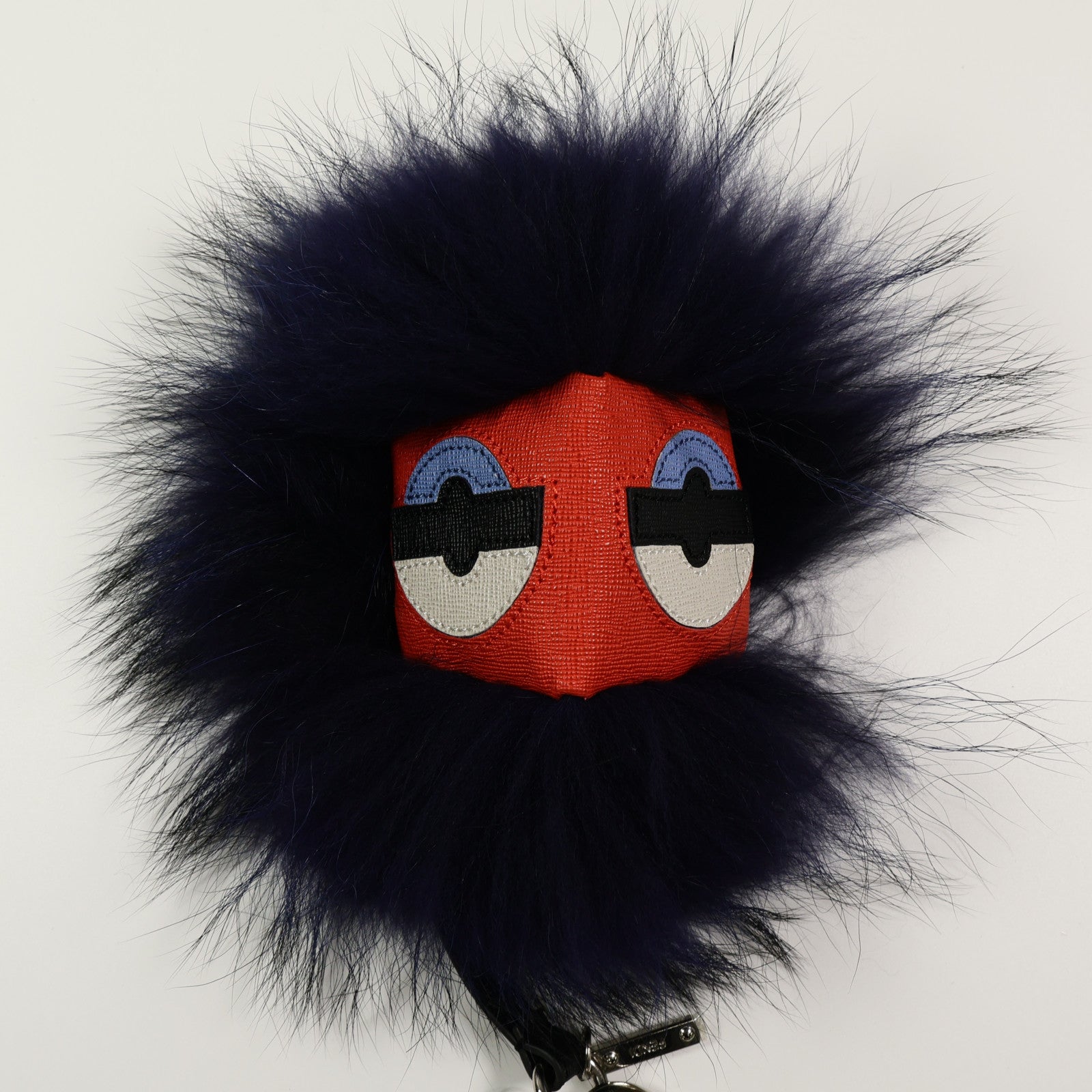 FENDI 牛皮皮革/毛皮Charm掛飾