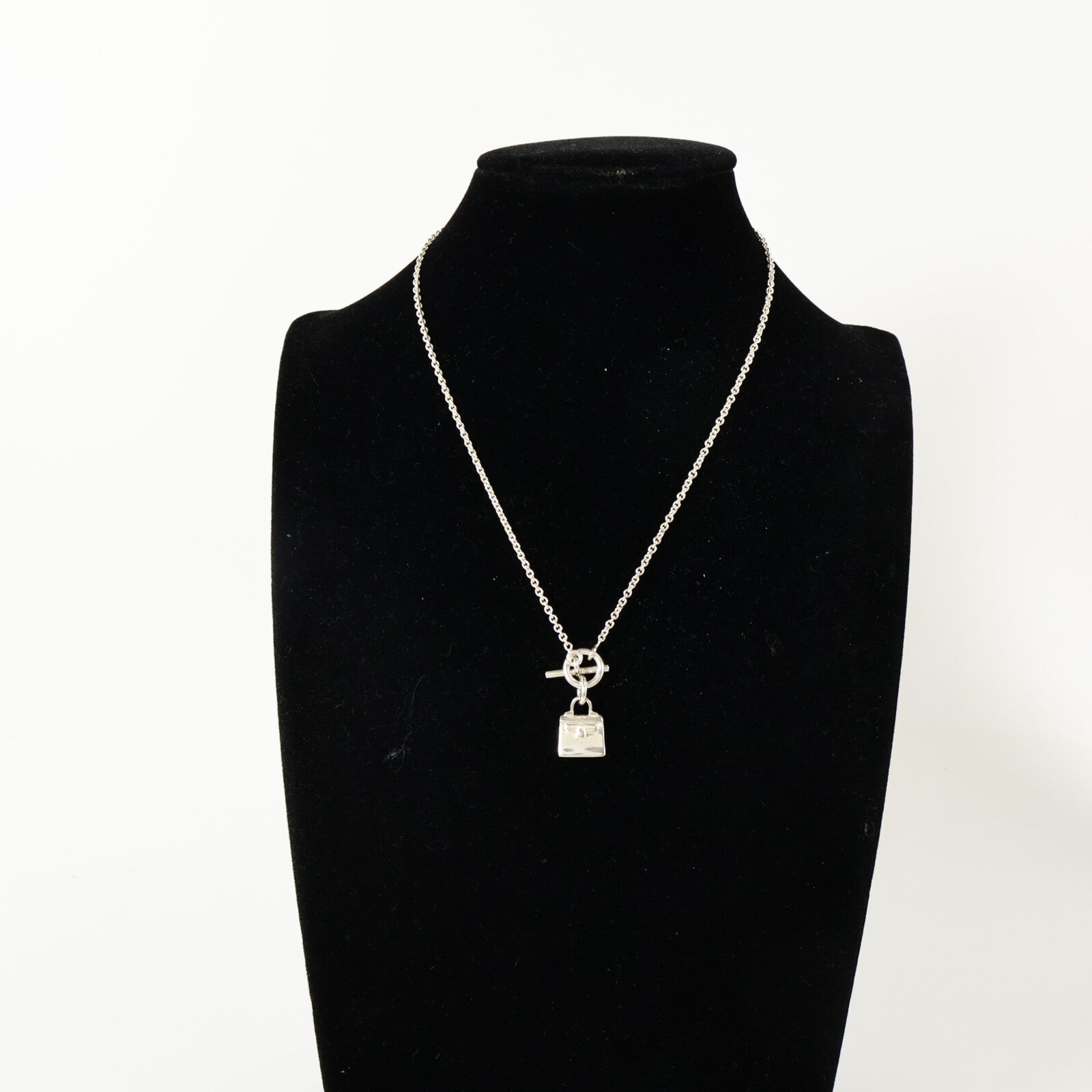 HERMES 925純銀Amulettes Birkin Pendant Necklace項鏈