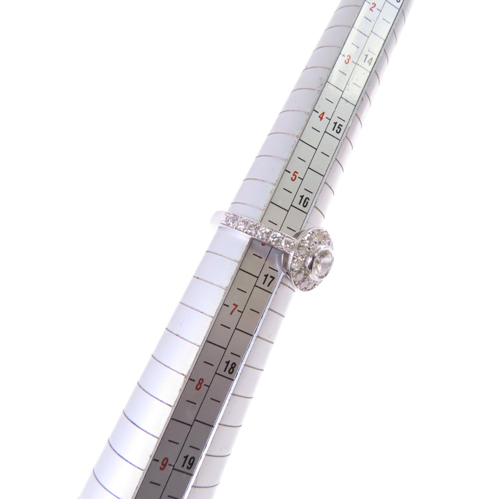 JEWELRY 【激減優惠】18K白金/鑽石Diamond Ring戒指US#6