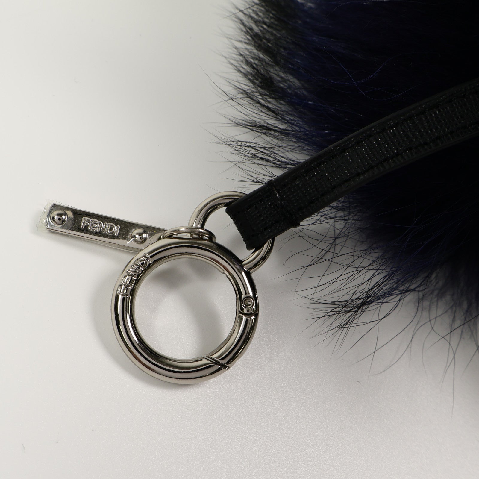 FENDI 牛皮皮革/毛皮Charm掛飾