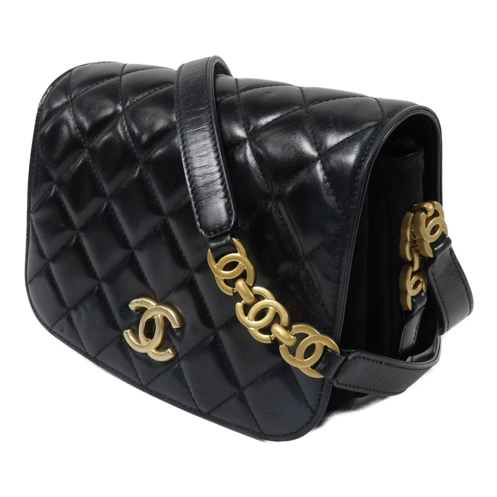 CHANEL 牛皮皮革Mini Messenger Bag