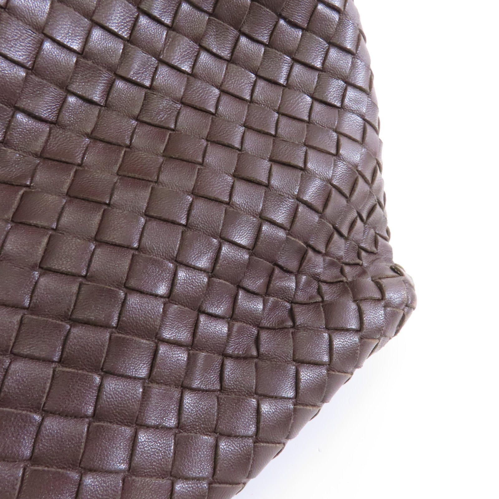 BOTTEGA VENETA 織紋皮革Tote Bag手挽袋棕色