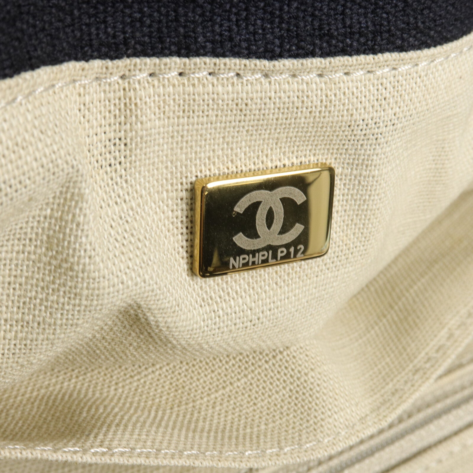 CHANEL 帆布Deauville Tote手挽肩背兩用袋