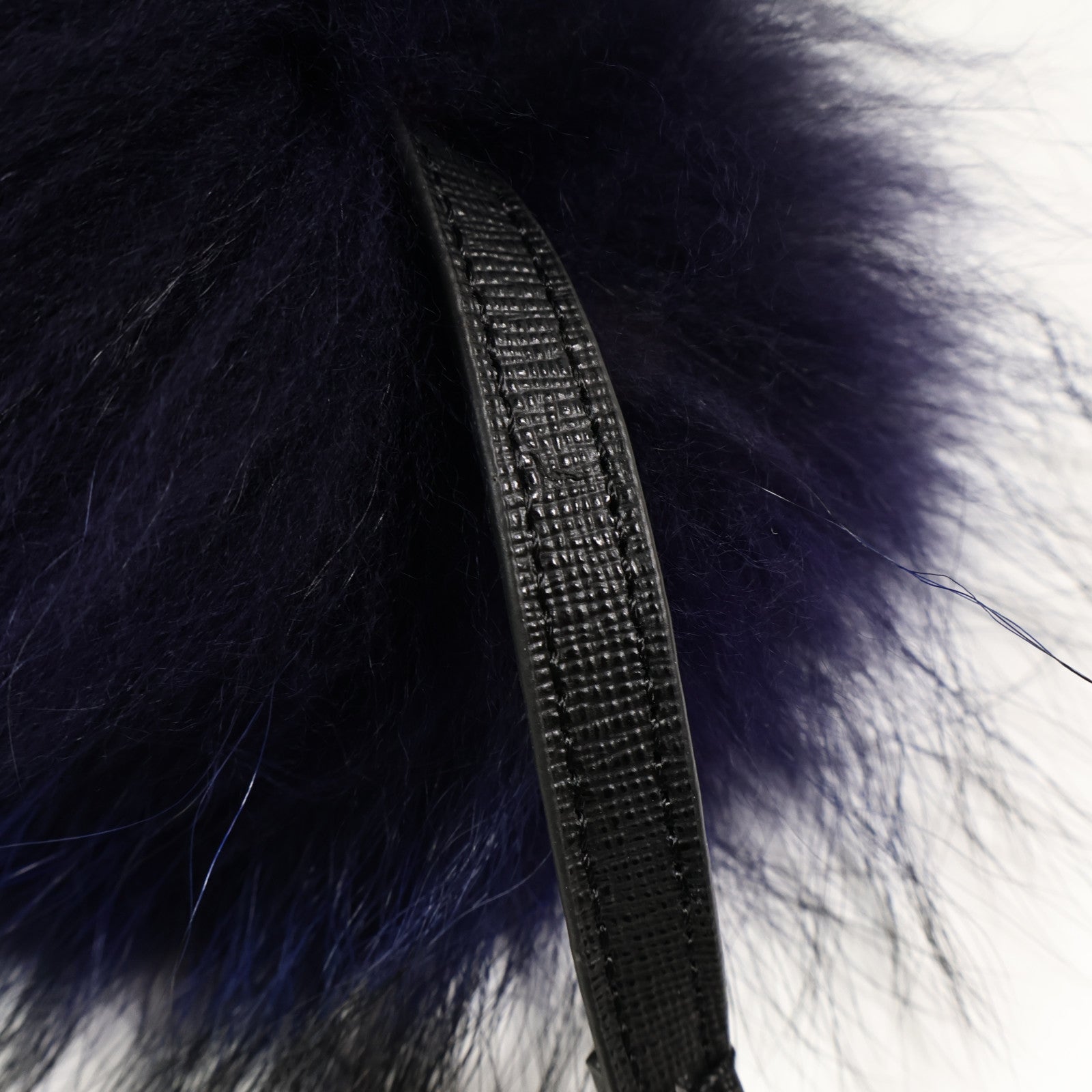 FENDI 牛皮皮革/毛皮Charm掛飾