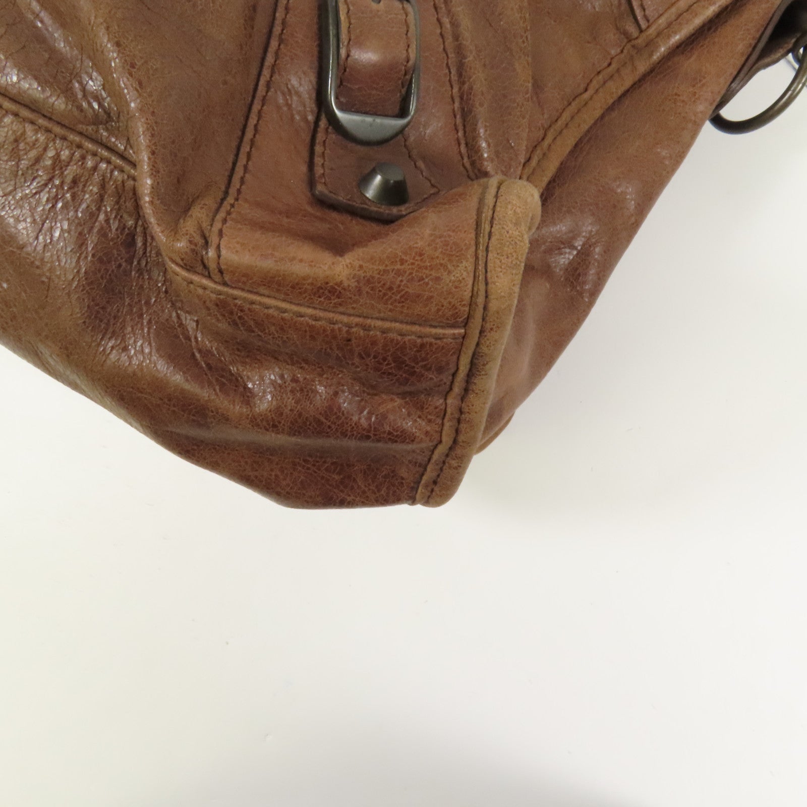 BALENCIAGA 牛皮皮革City手挽肩背兩用袋