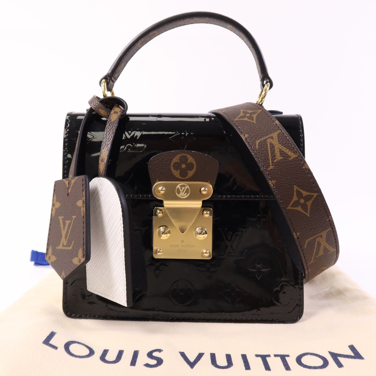 LOUIS VUITTON 【激減優惠】Monogram/Epi/Vernis Spring Street金扣手挽肩背兩用袋