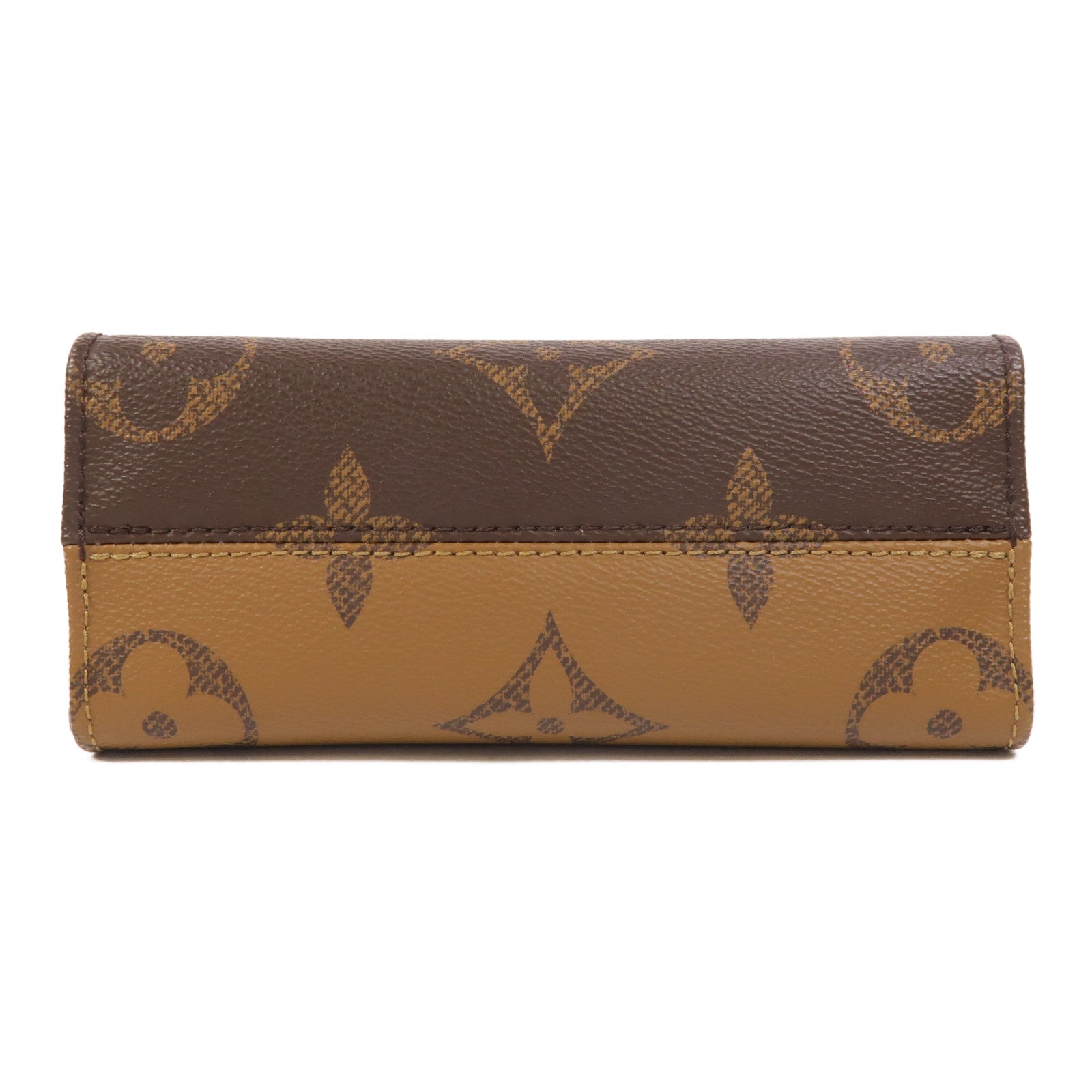 LOUIS VUITTON Monogram Reverse On The Go BB金扣手挽肩背兩用袋